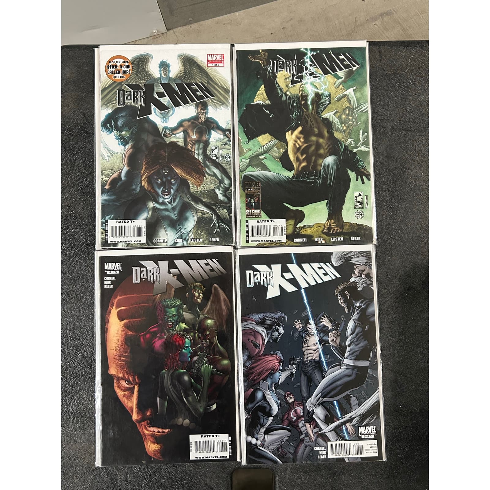 Dark X-Men #1, 2, 4, 5 (2010 Marvel) Lot of 4 - Image 1
