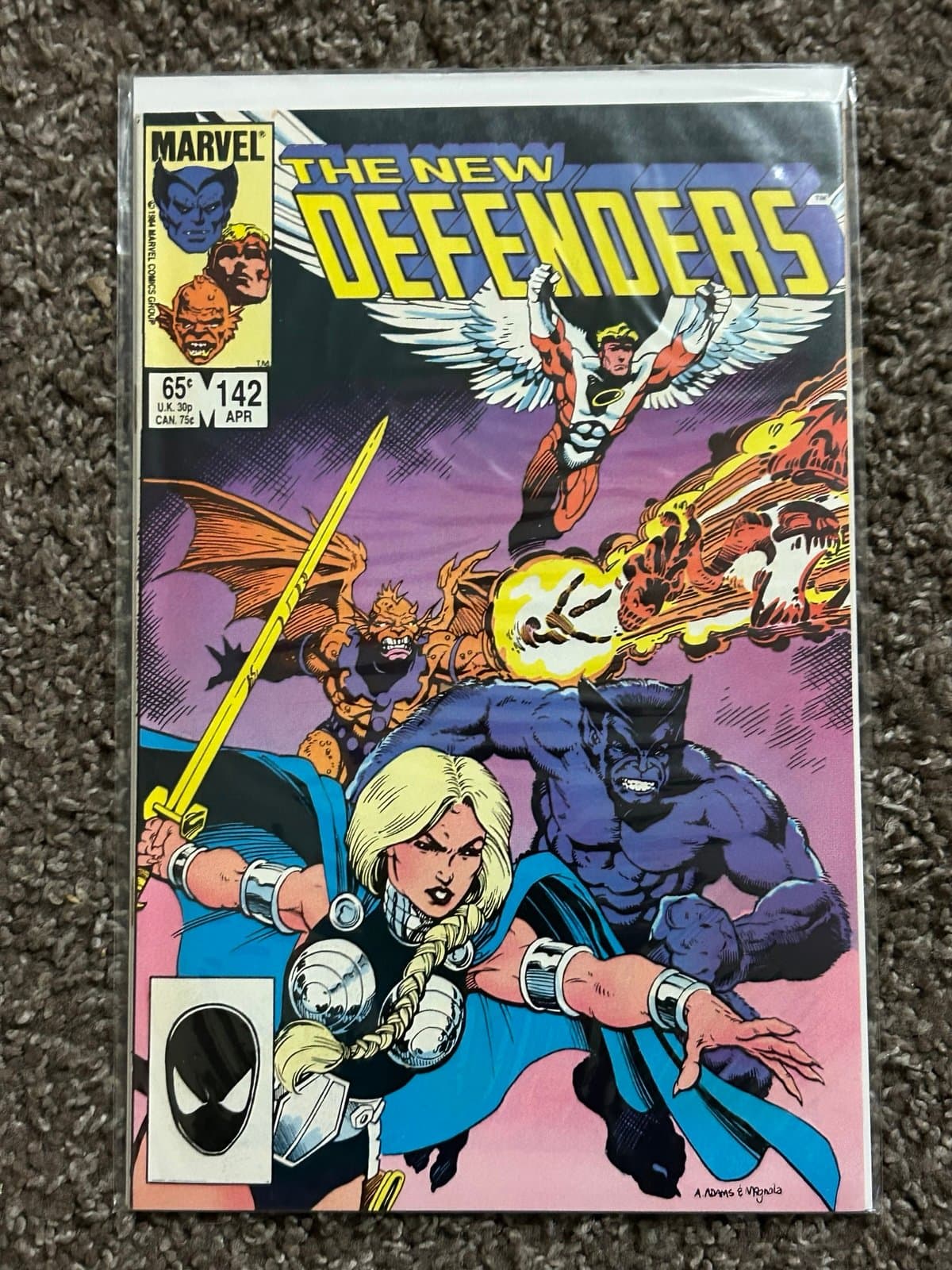 The New Defenders #136 Newsstand, 140, 141, 142 (1984 Marvel) Lot of 4 - Thumbnail 5
