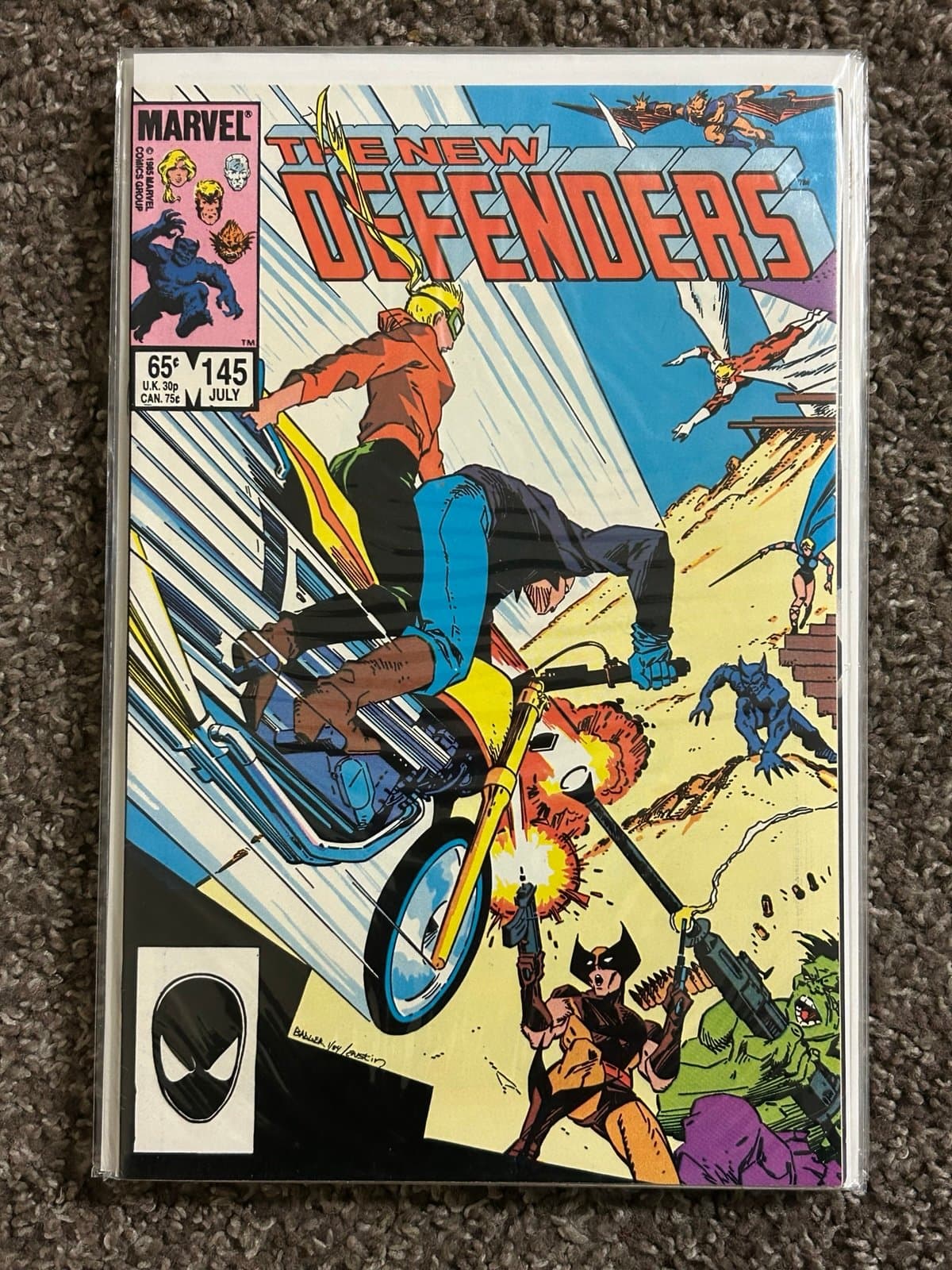 The New Defenders #143, 144, 145, 146 (1984 Marvel) Lot of 4 - 1 KEY ISSUE - Thumbnail 4