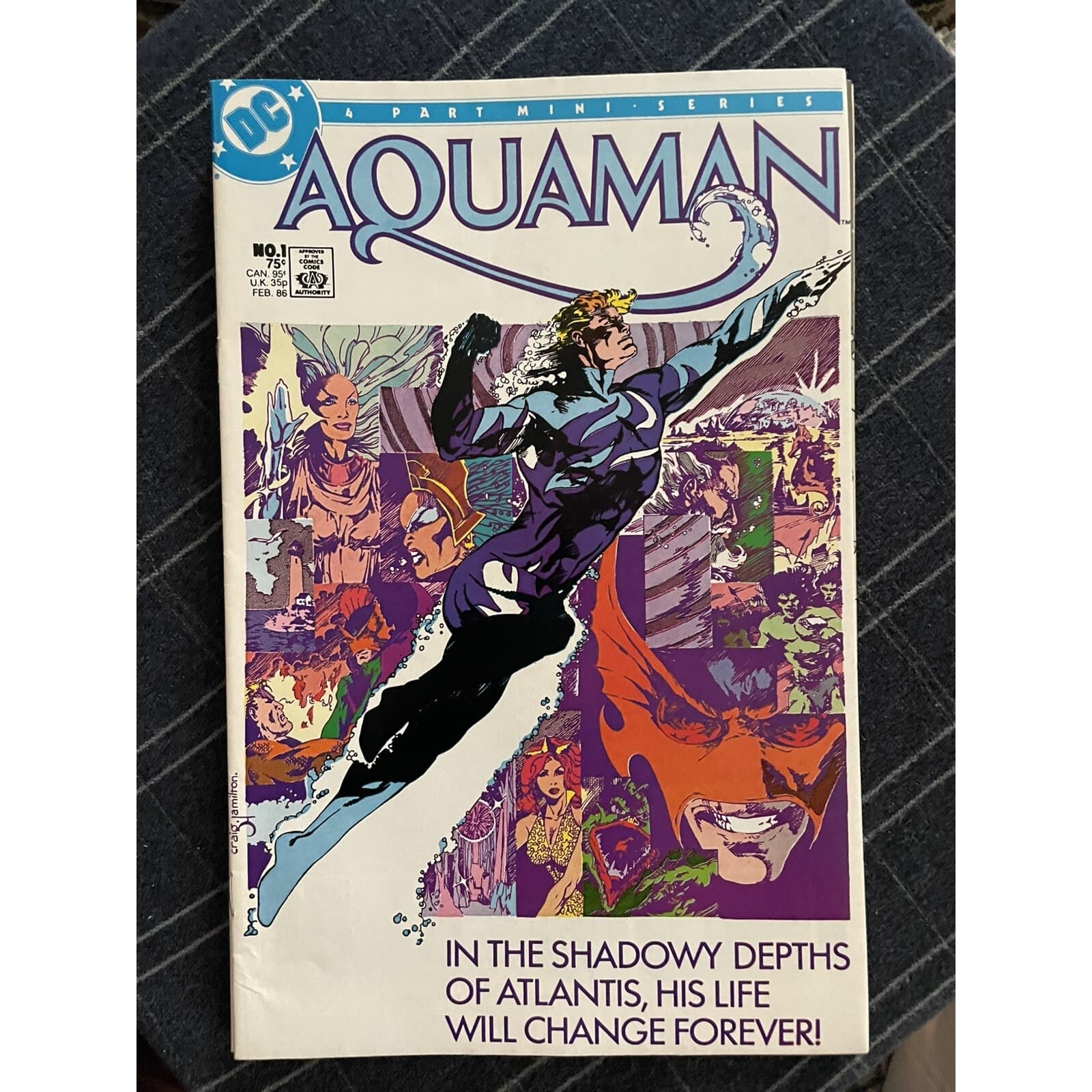 Aquaman vol. 2 #1 - 4 (1986 DC) Complete 4 Part Mini Series KEY ISSUE - Thumbnail 2