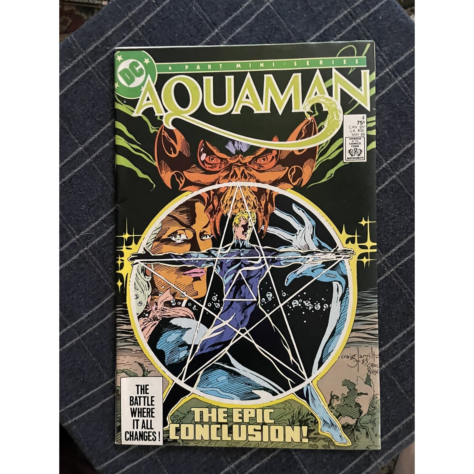 Aquaman vol. 2 #1 - 4 (1986 DC) Complete 4 Part Mini Series KEY ISSUE - Thumbnail 9