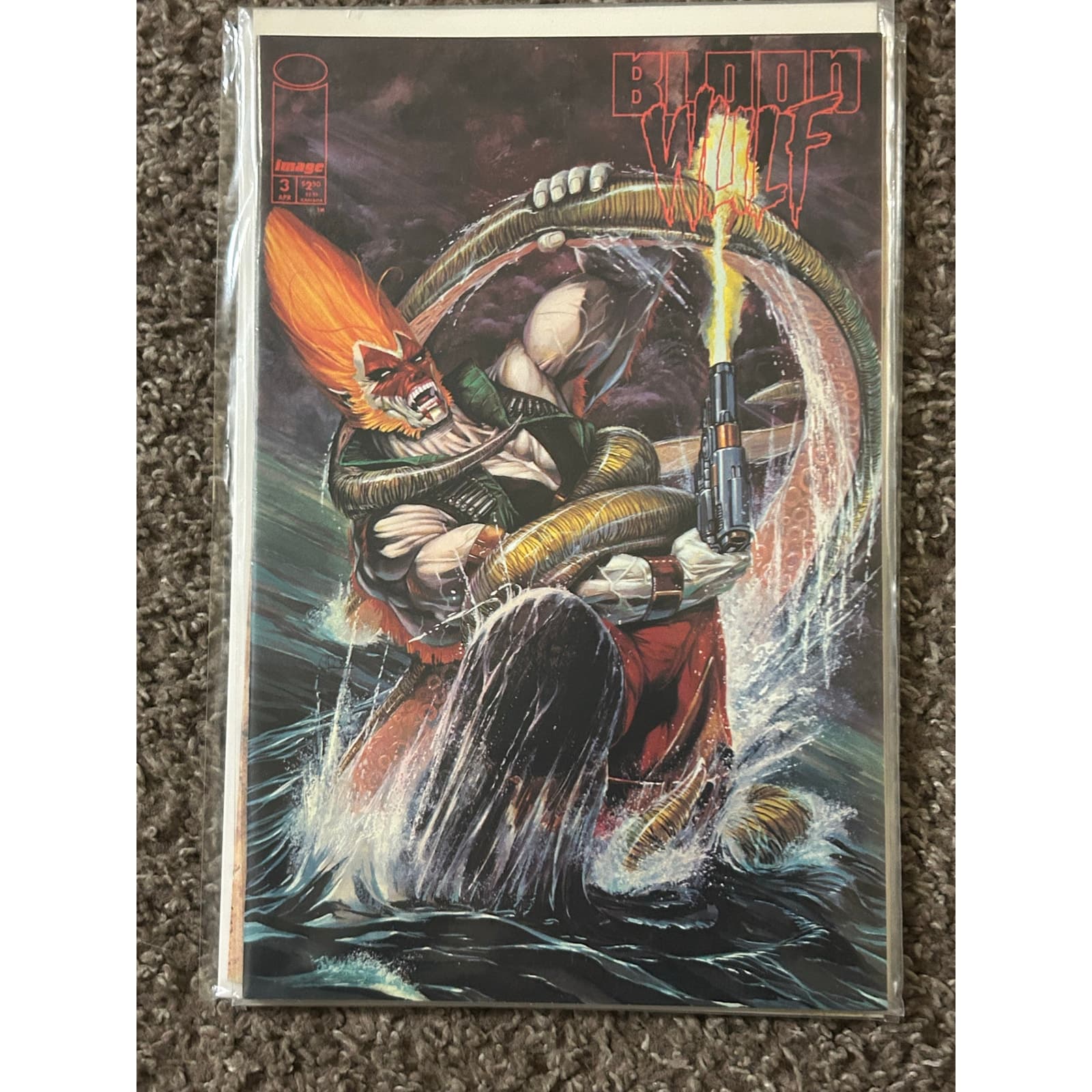 Bloodwulf #1D, 2, 3 (1995 Image) Lot of 3 - Liefeld - Thumbnail 4