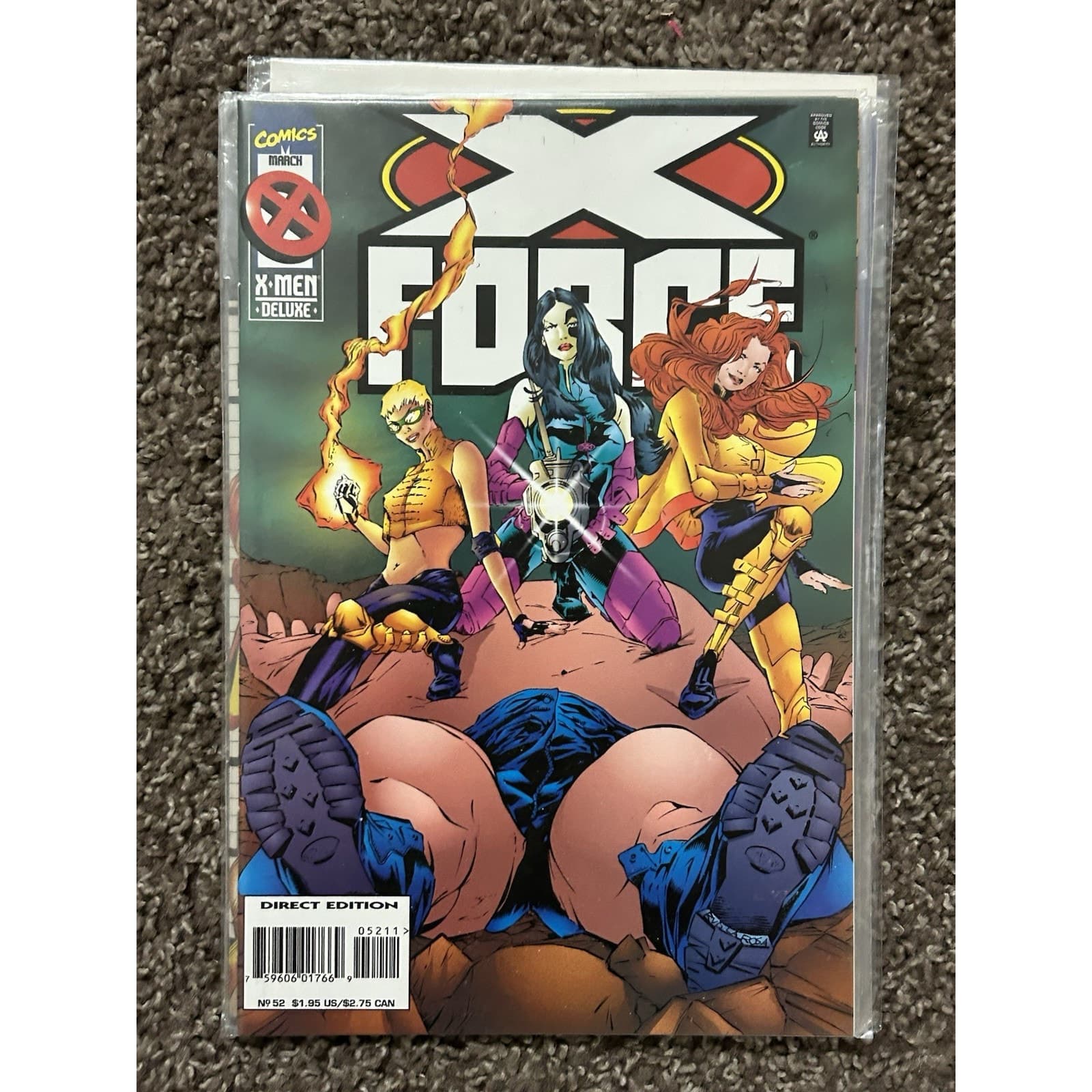 X-Force #51 - 55 (1996 Marvel) Lot Of 5 - 1 KEY ISSUE MELTDOWN - Shatterstar - Thumbnail 3