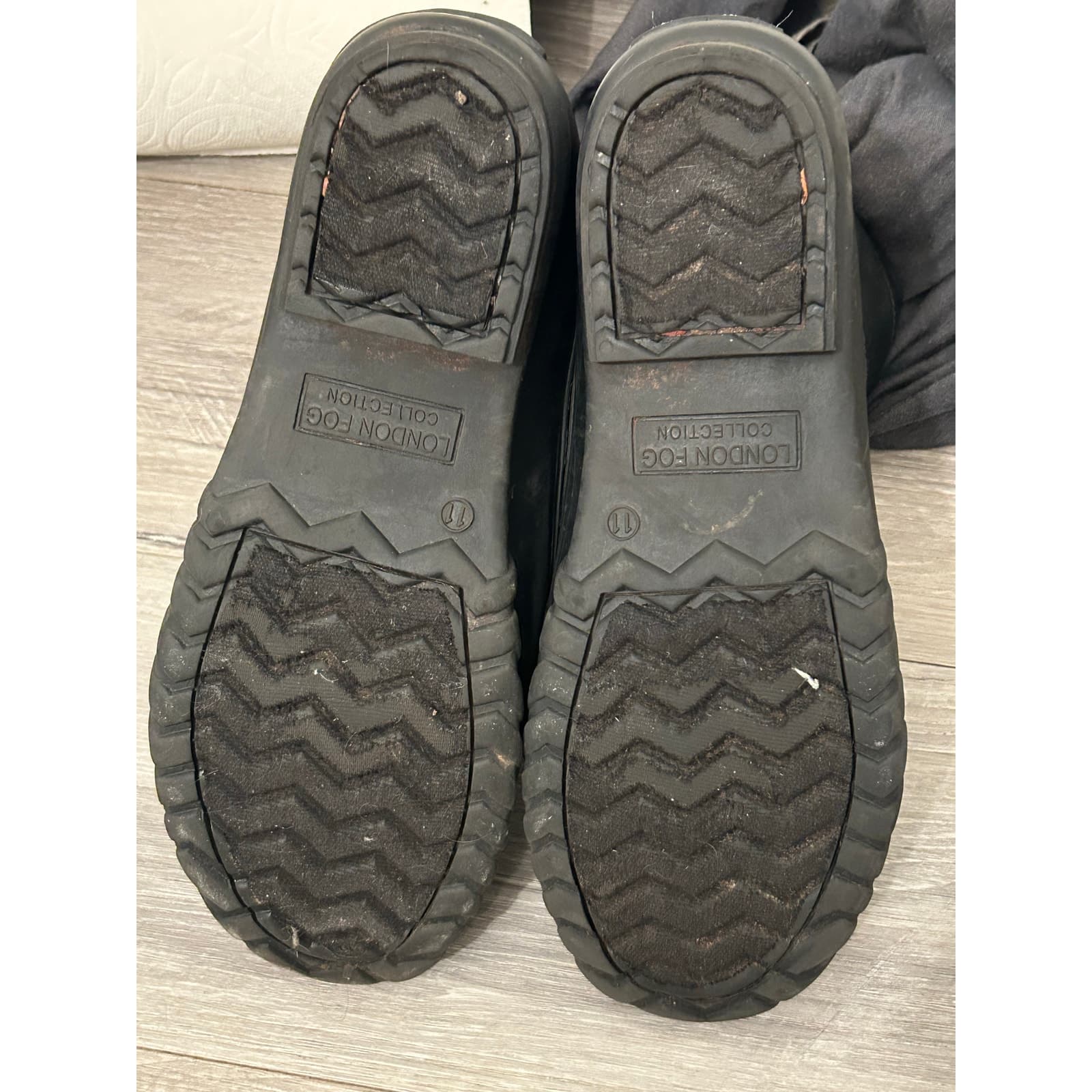 London Fog Collection Men’s Black Waterproof Seth Duck Boots Size 11 - Thumbnail 5