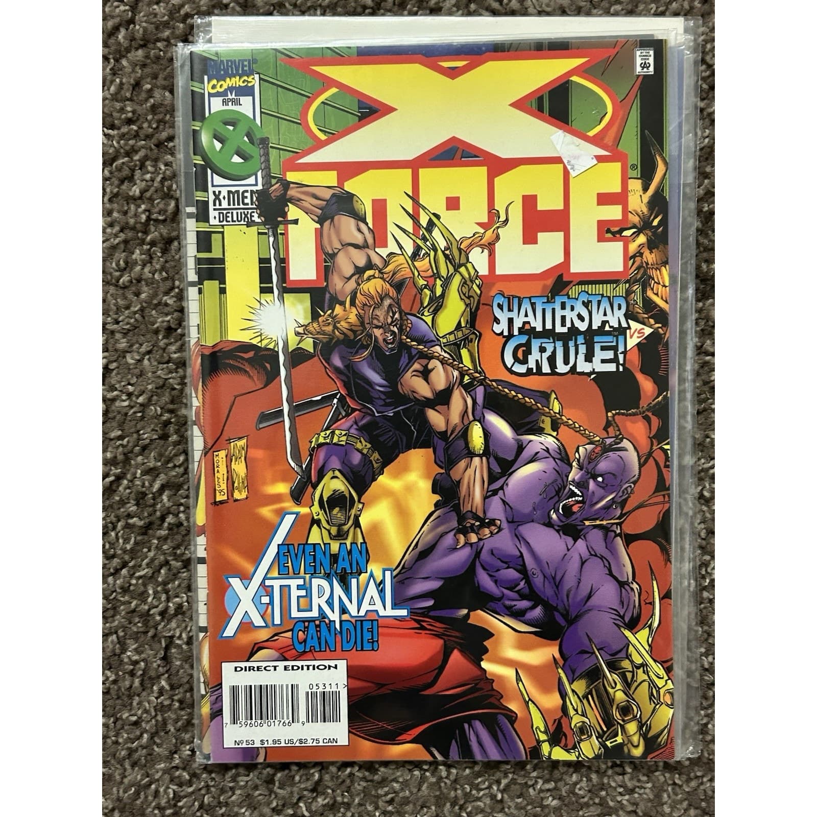 X-Force #51 - 55 (1996 Marvel) Lot Of 5 - 1 KEY ISSUE MELTDOWN - Shatterstar - Thumbnail 4
