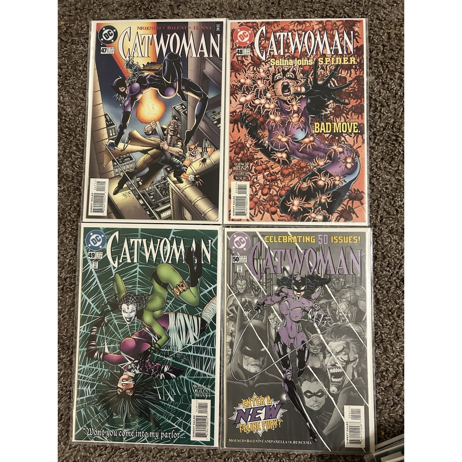 Catwoman 2 Series #47 - 50 (1997 DC) Lot Of 4 Two-Face - Batman - Image 1