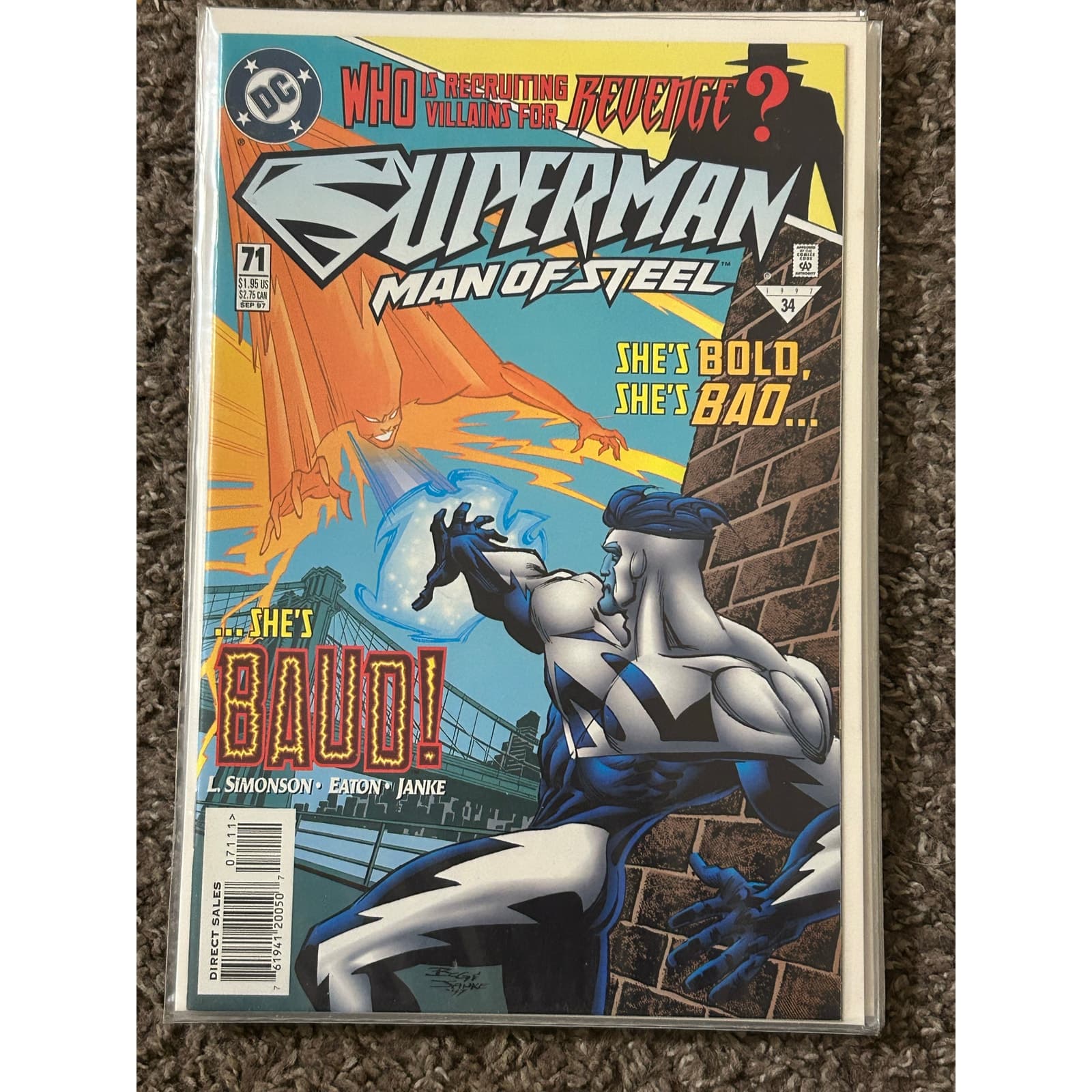 Superman The Man of Steel #66 - 75, 77 (1993 DC) Lot of 11 - 2 KEYS - Thumbnail 7