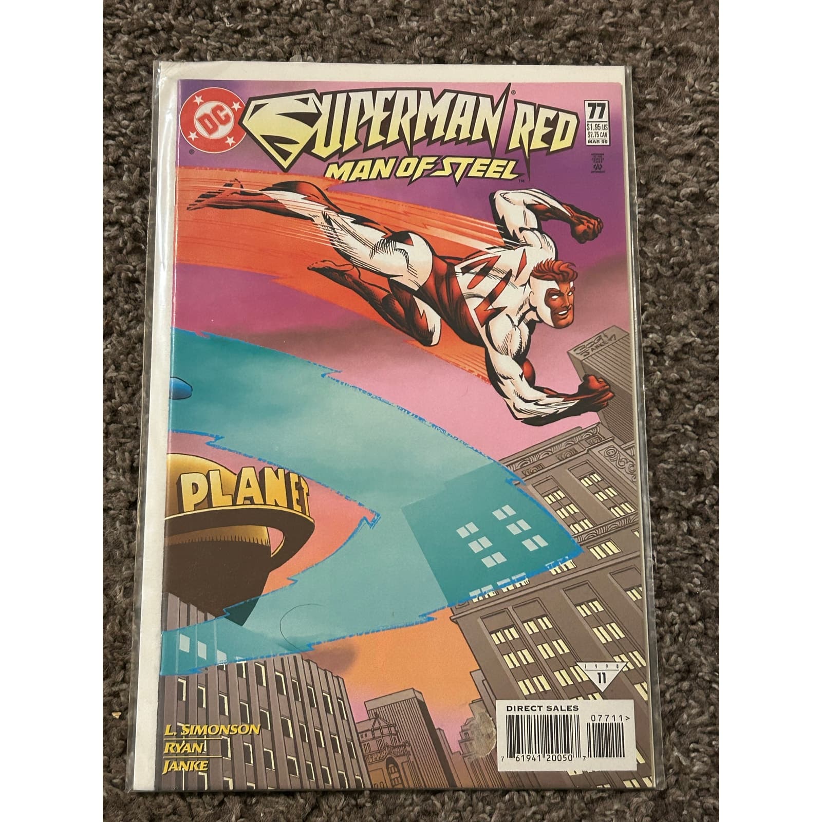 Superman The Man of Steel #66 - 75, 77 (1993 DC) Lot of 11 - 2 KEYS - Thumbnail 12