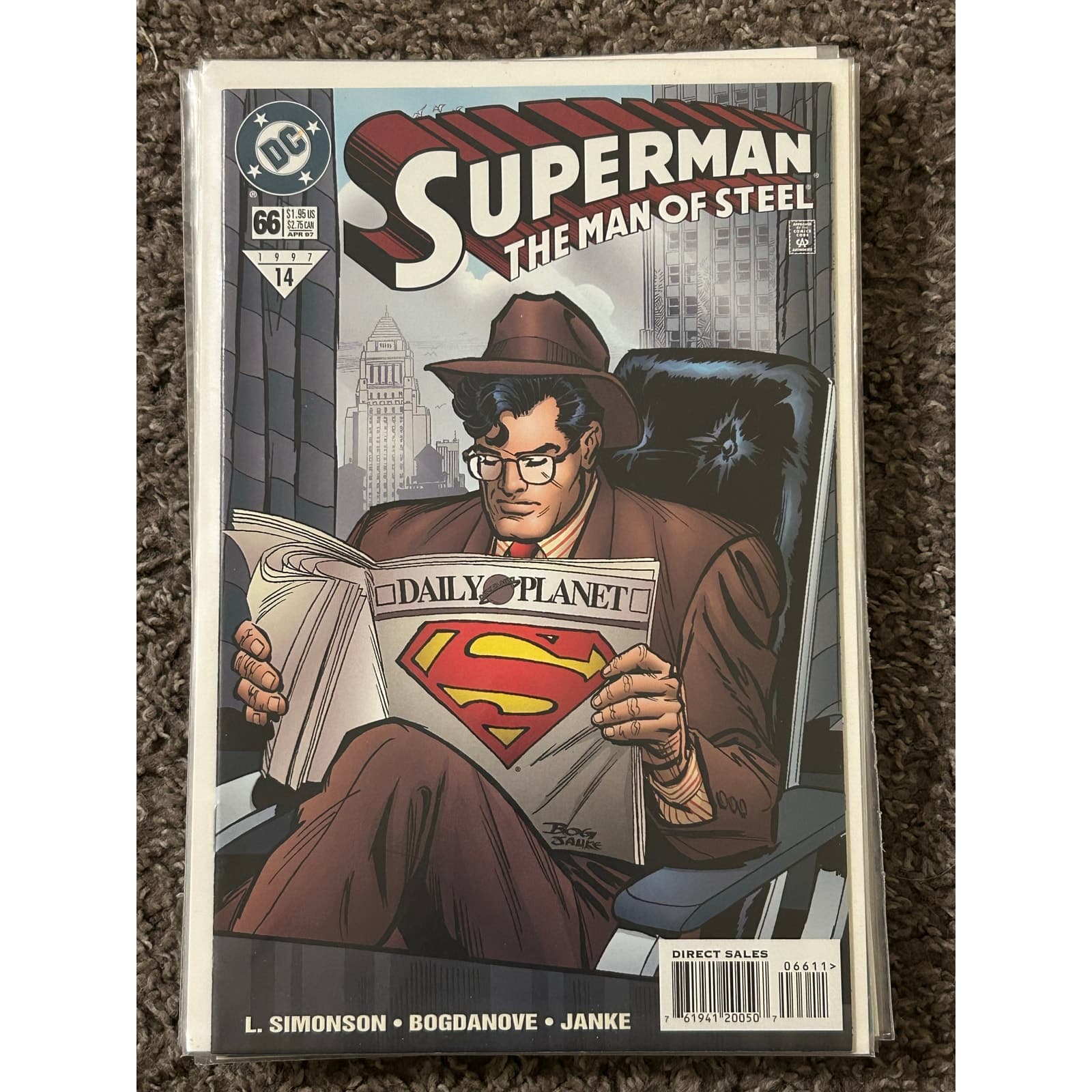 Superman The Man of Steel #66 - 75, 77 (1993 DC) Lot of 11 - 2 KEYS - Thumbnail 2