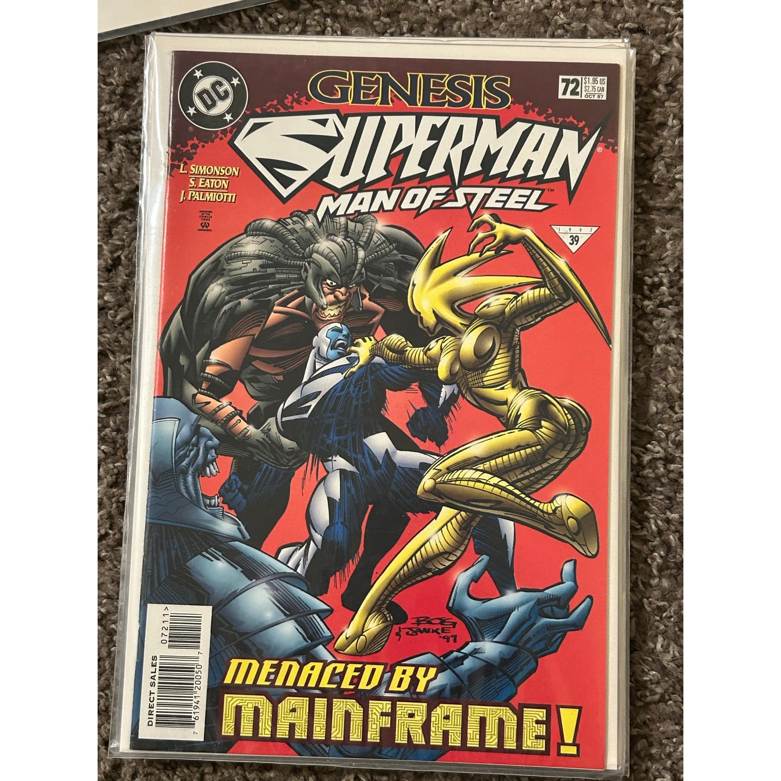 Superman The Man of Steel #66 - 75, 77 (1993 DC) Lot of 11 - 2 KEYS - Thumbnail 8