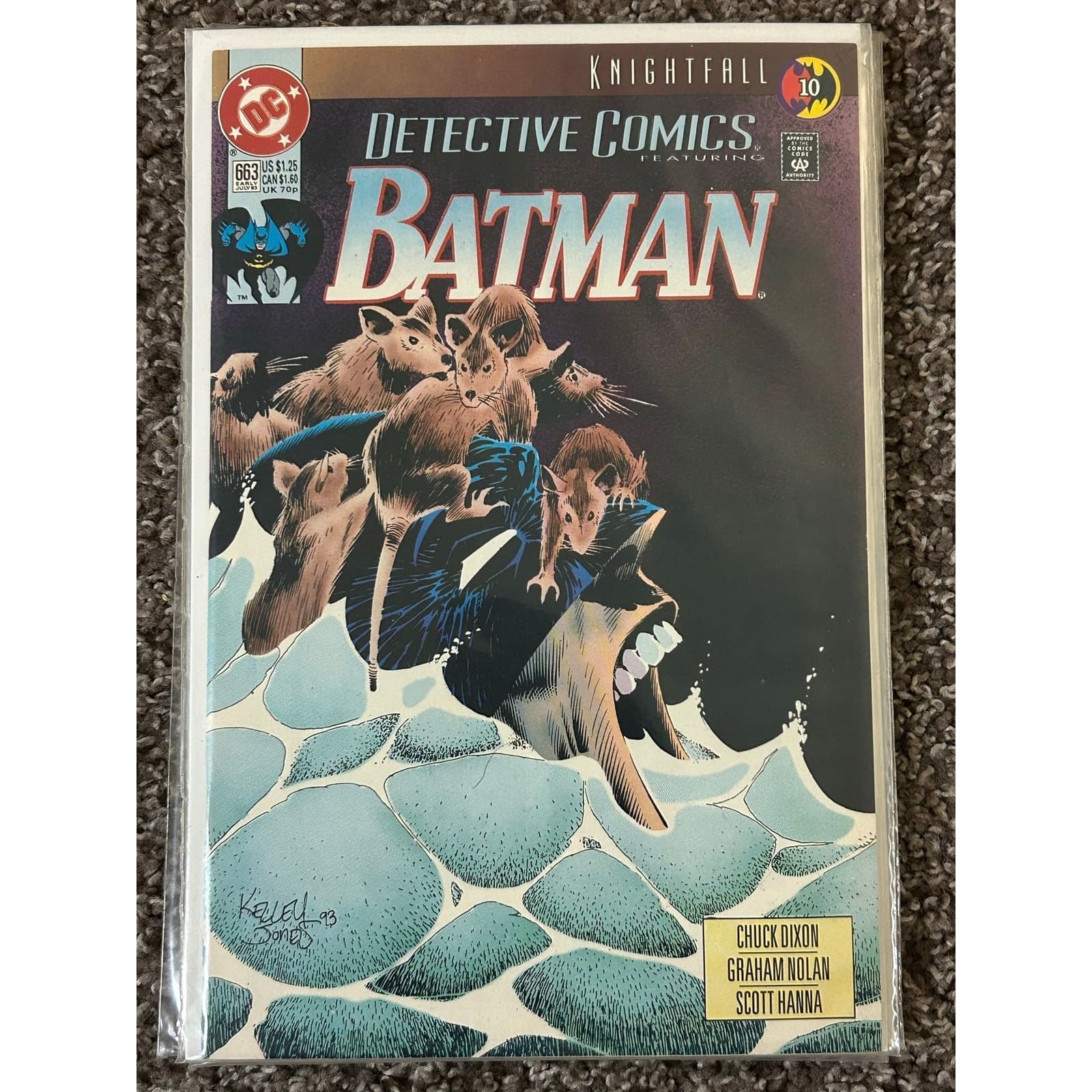 Detective Comics #660 - 666 (1993 DC) Lot of 7 Knightfall Crossover - Thumbnail 5