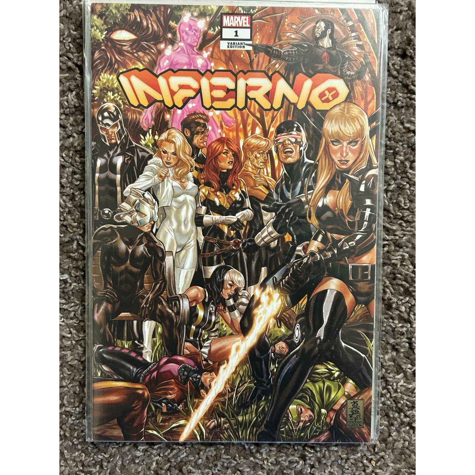 Inferno Vol. 2 #1 Brooks, 2 Momoko, 3 Vega, 4 Vega (2021 Marvel) Lot of 4 - Thumbnail 2