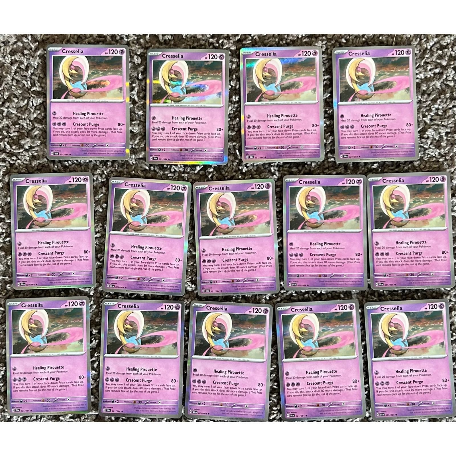 Cresselia Shrouded Fable Pokemon #021/064 Rare Holofoil - Image 1