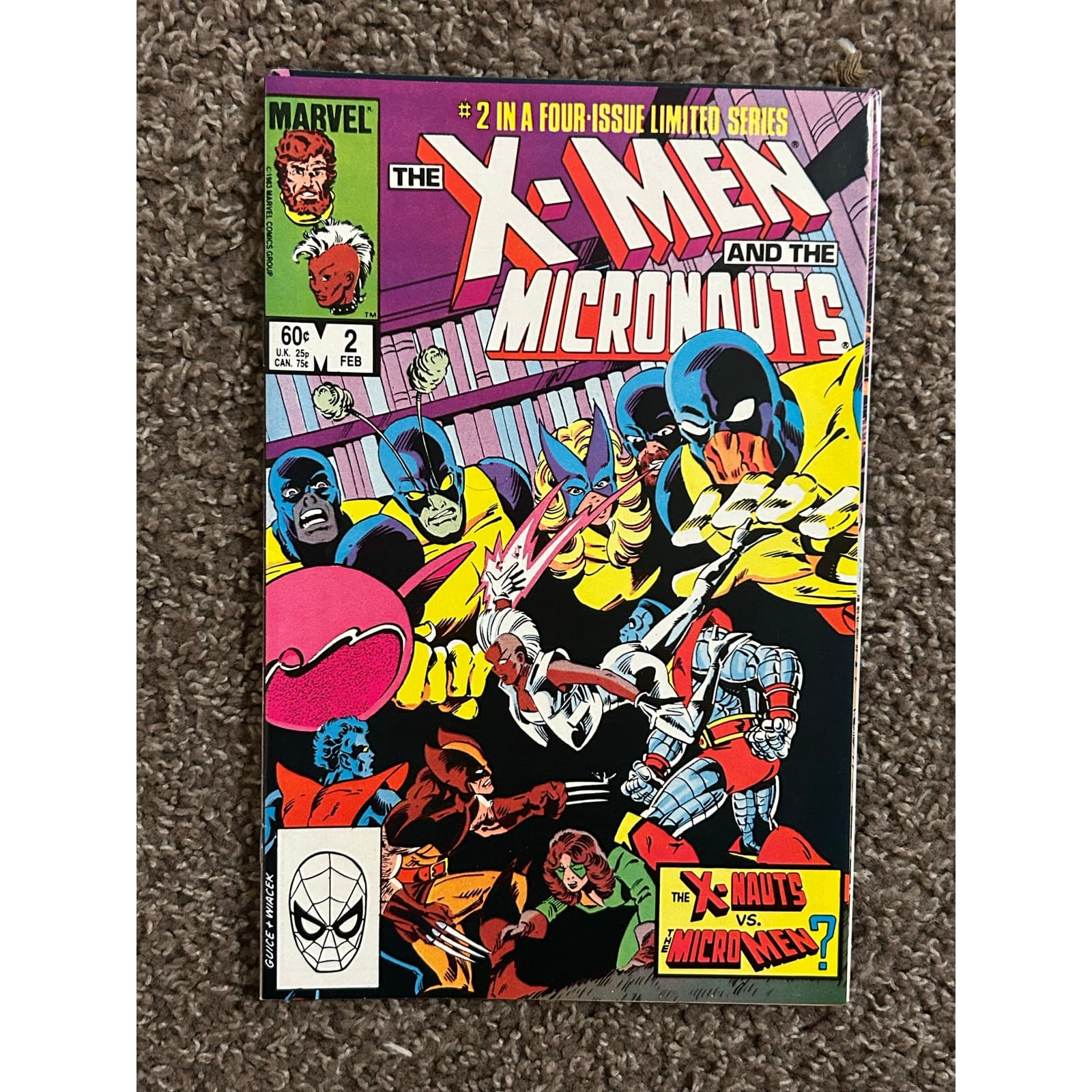 X-Men and the Micronauts #1 - 4 (1984 Marvel) Complete Set of 4 - Thumbnail 3