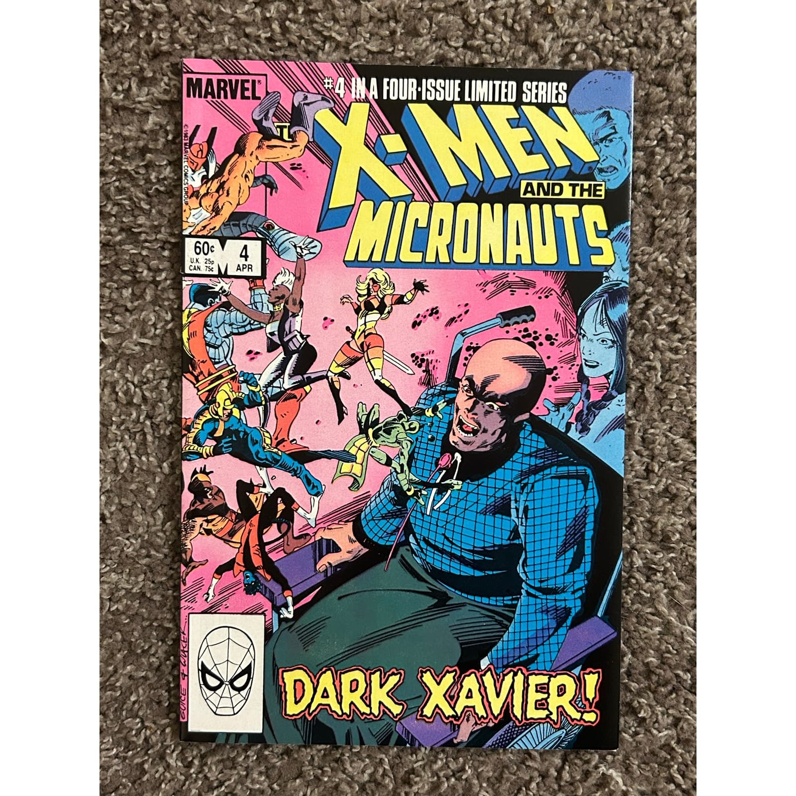 X-Men and the Micronauts #1 - 4 (1984 Marvel) Complete Set of 4 - Thumbnail 7