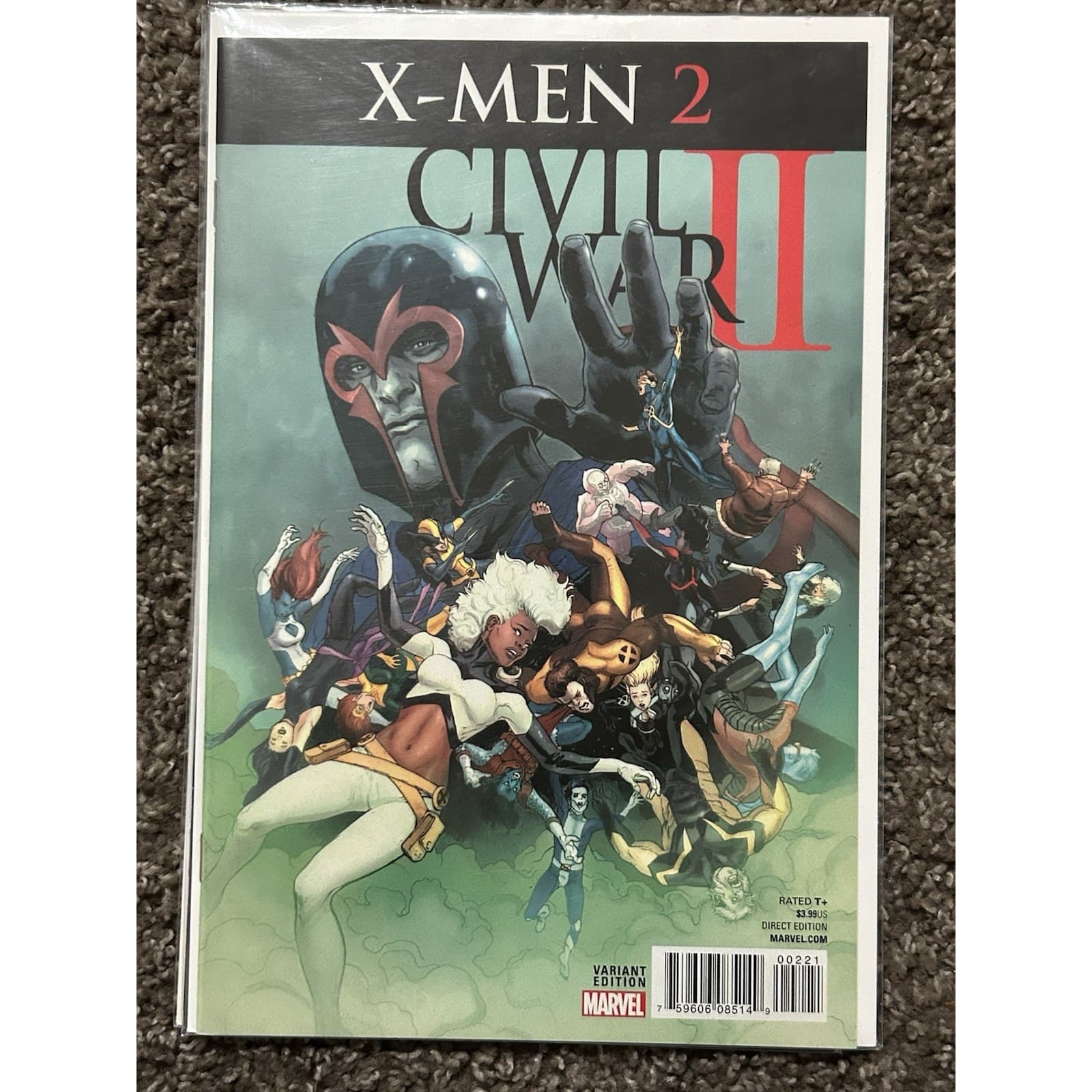 Civil War II: X-Men #1, 2b, 3 (2016 Marvel) Lot Of 3 - Magneto - Storm - Thumbnail 2
