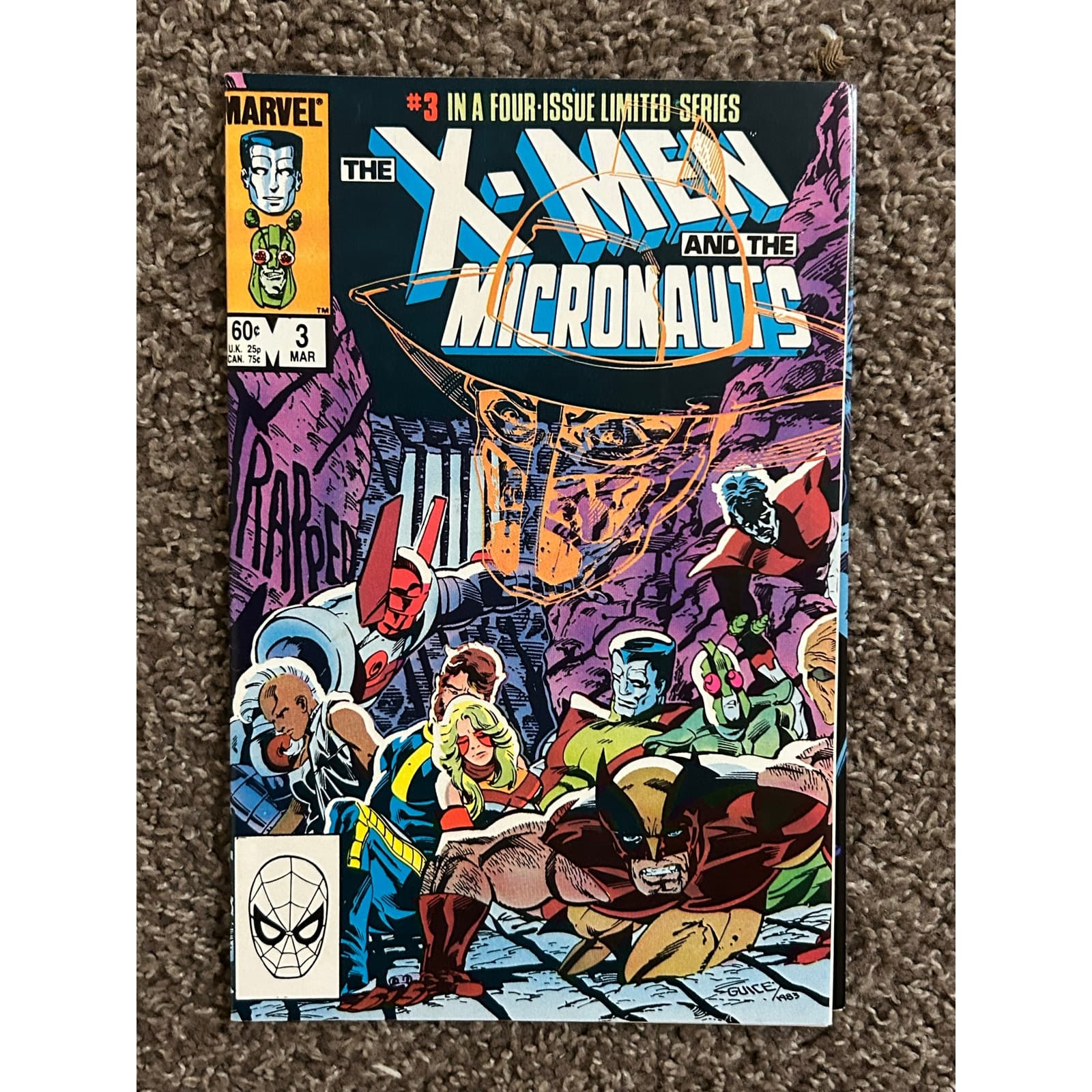 X-Men and the Micronauts #1 - 4 (1984 Marvel) Complete Set of 4 - Thumbnail 5