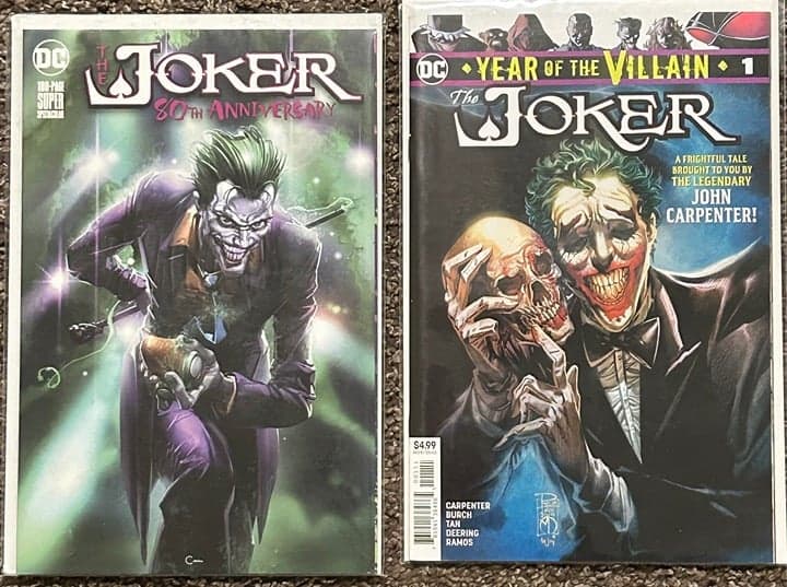 The Joker 80th Anniversary #1 & Year of The Villain #1 - Image 1