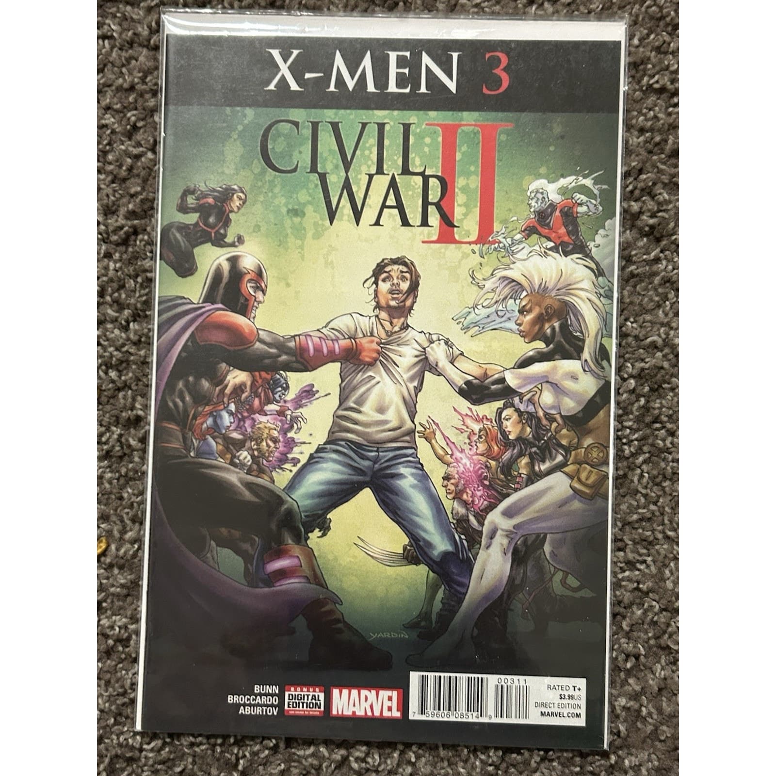 Civil War II: X-Men #1, 2b, 3 (2016 Marvel) Lot Of 3 - Magneto - Storm - Thumbnail 3
