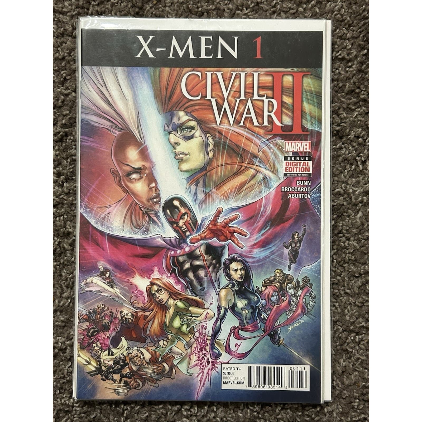 Civil War II: X-Men #1, 2b, 3 (2016 Marvel) Lot Of 3 - Magneto - Storm - Image 1