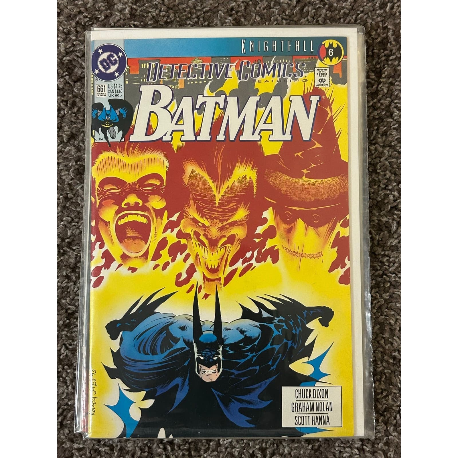 Detective Comics #660 - 666 (1993 DC) Lot of 7 Knightfall Crossover - Thumbnail 3