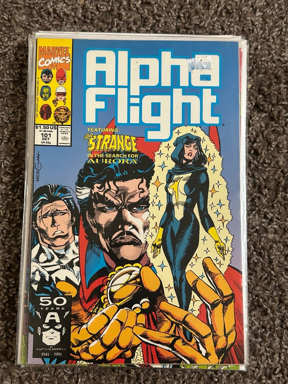 Alpha Flight #101 - 105 (1991 Marvel) Lot of 5 Weapon Omega - 1 KEY US Agent - Thumbnail 2