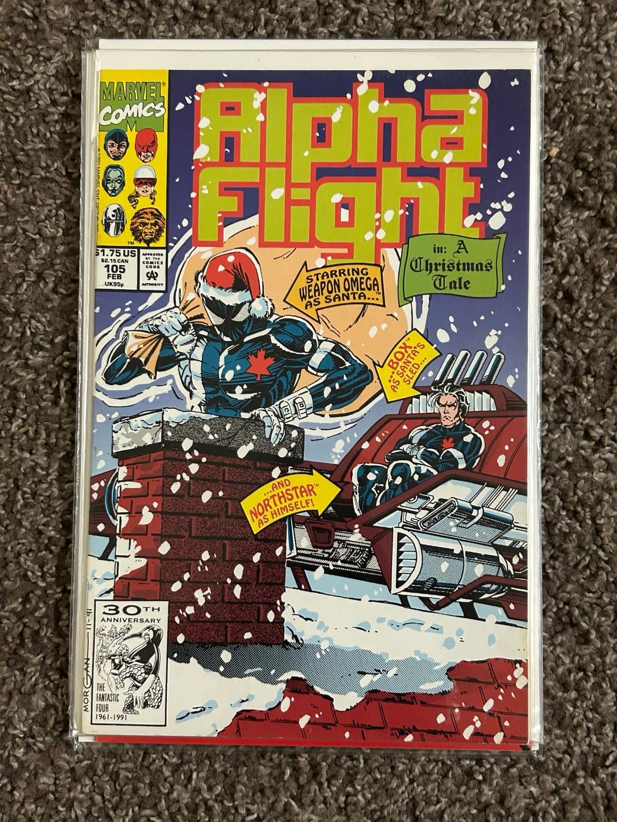 Alpha Flight #101 - 105 (1991 Marvel) Lot of 5 Weapon Omega - 1 KEY US Agent - Thumbnail 6