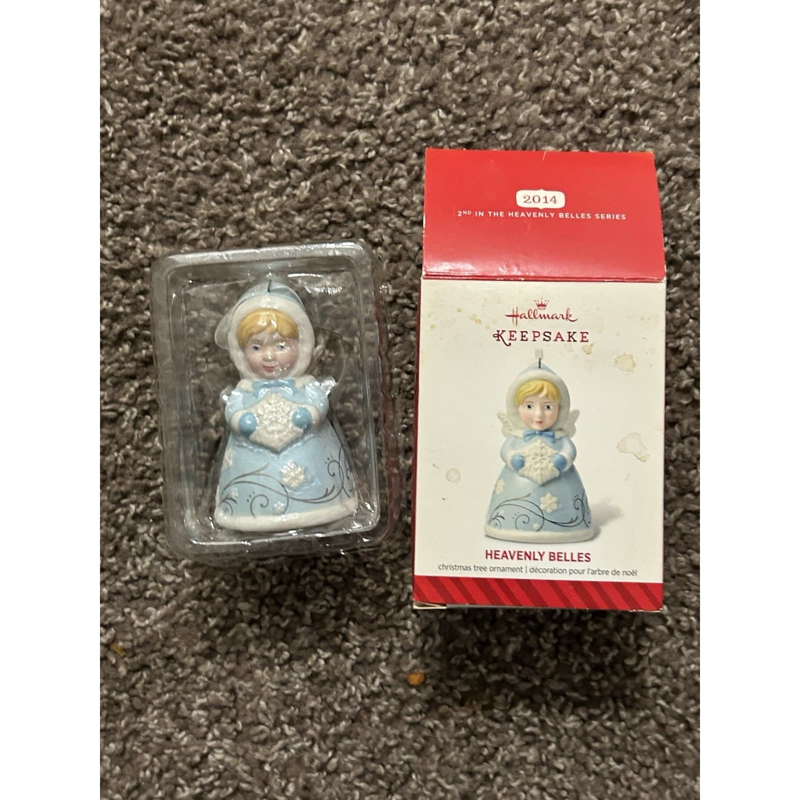 Hallmark Keepsake Christmas Tree Ornament Heavenly Belles #2 Angel (2014) - Image 1