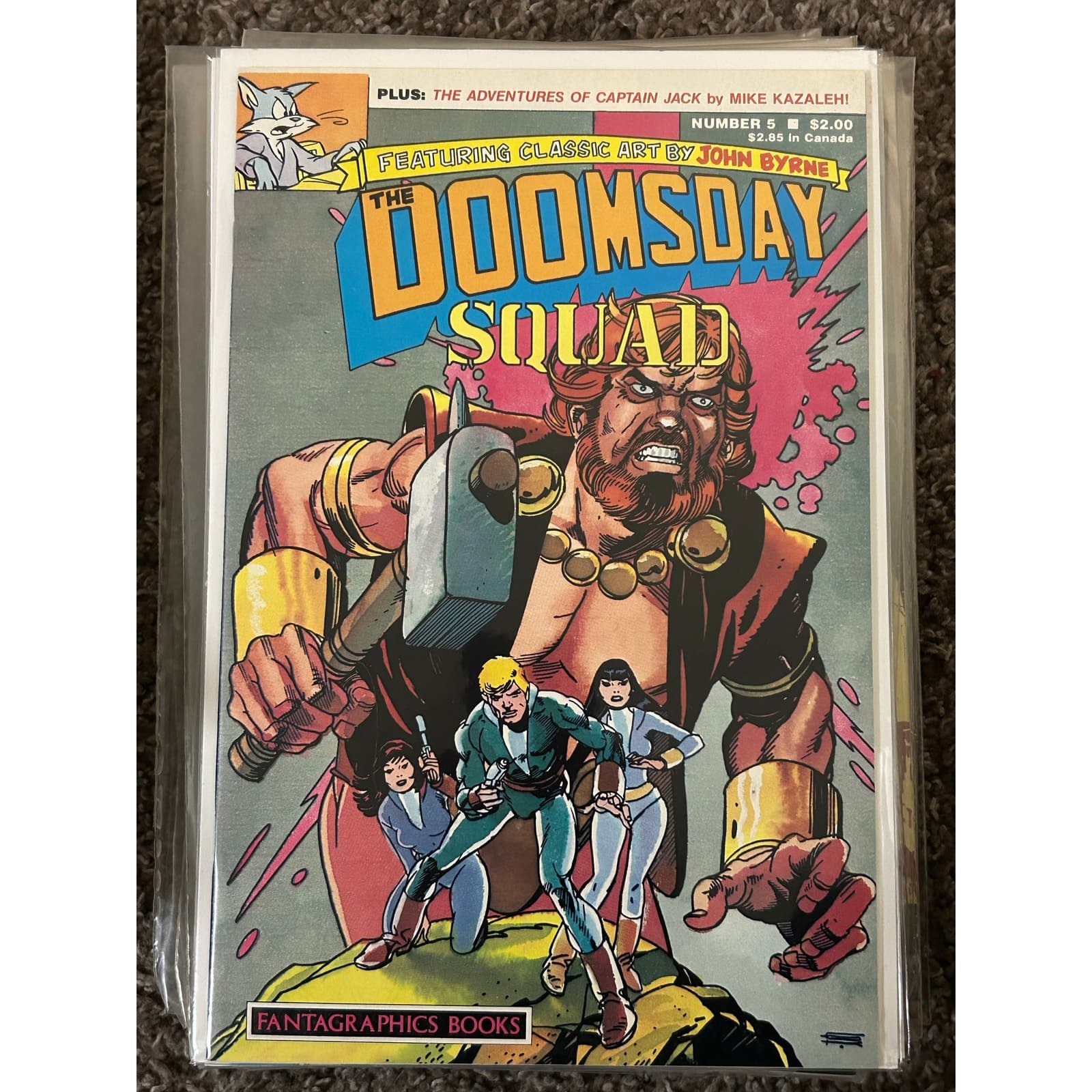 Doomsday Squad #1, 2, 4, 5, 6 (1986 Fantagraphics) Lot of 5 - Thumbnail 5