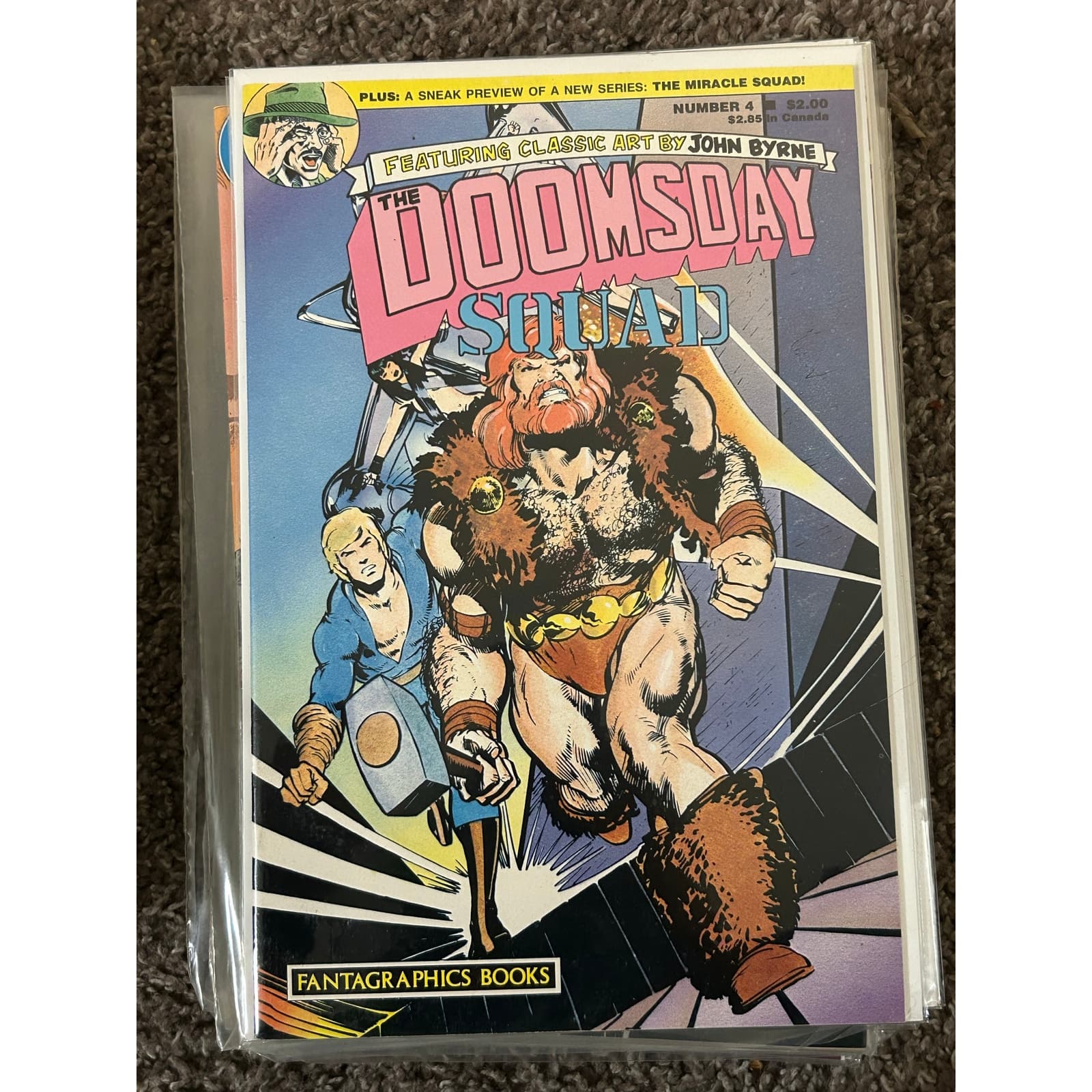 Doomsday Squad #1, 2, 4, 5, 6 (1986 Fantagraphics) Lot of 5 - Thumbnail 4