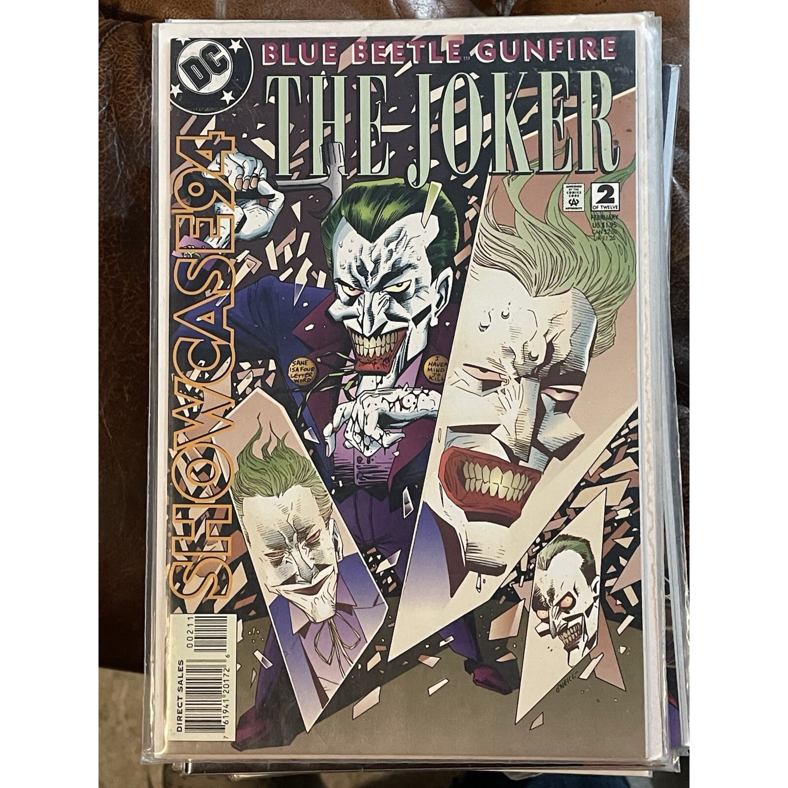 SHOWCASE '94 #2, 6, 8 (1994 DC) Lot of 3 - The JOKER, Scarface, Robin, Huntress - Thumbnail 2