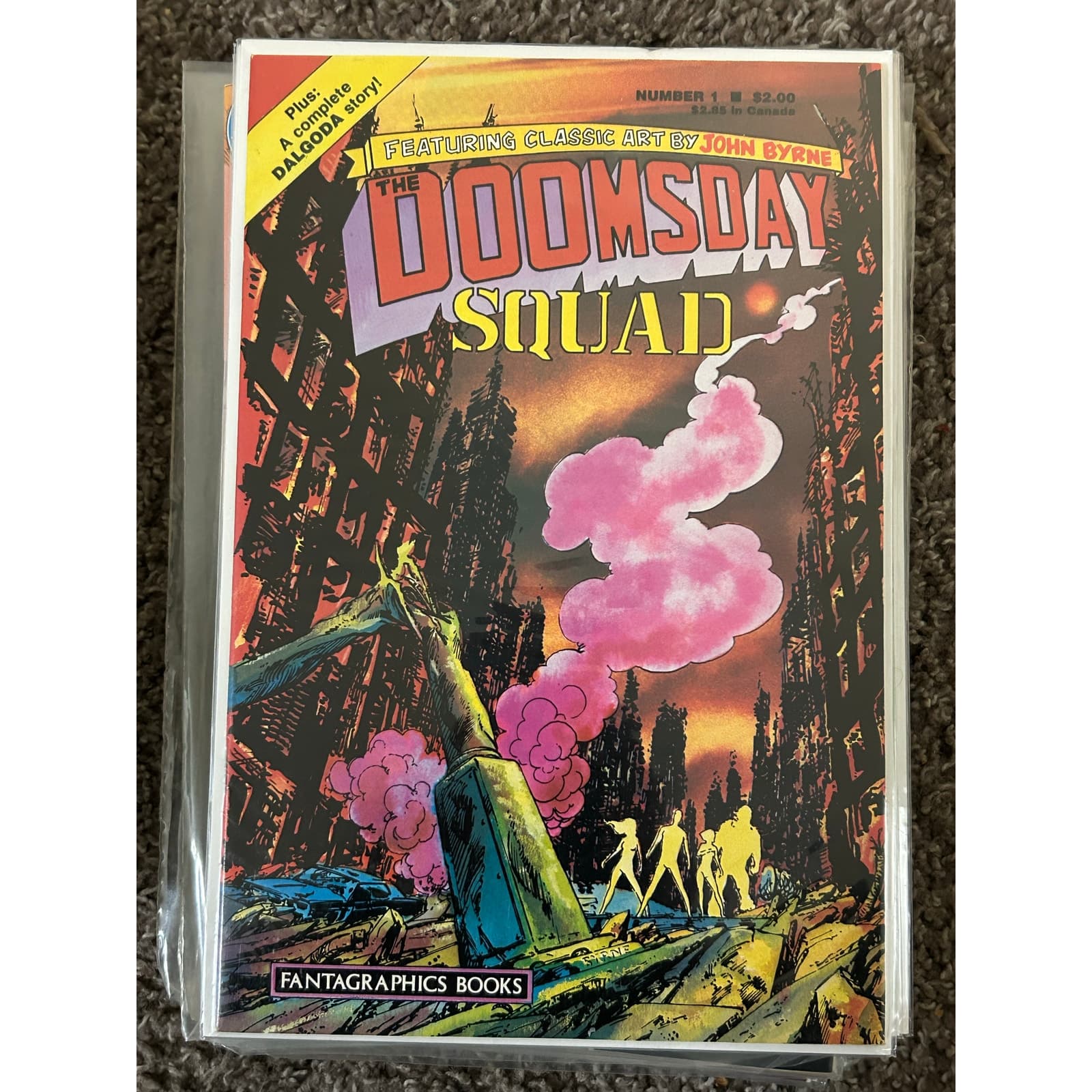 Doomsday Squad #1, 2, 4, 5, 6 (1986 Fantagraphics) Lot of 5 - Thumbnail 2