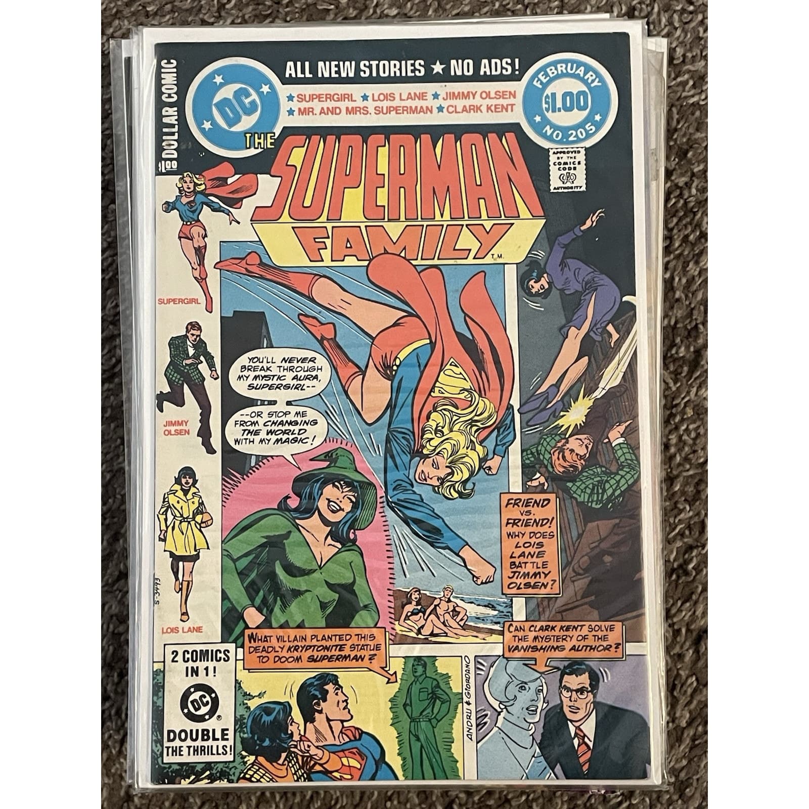 Superman Family #165, 179, 182, 193, 195, 205, 208 (1978 DC) Lot Of 7 - Thumbnail 8