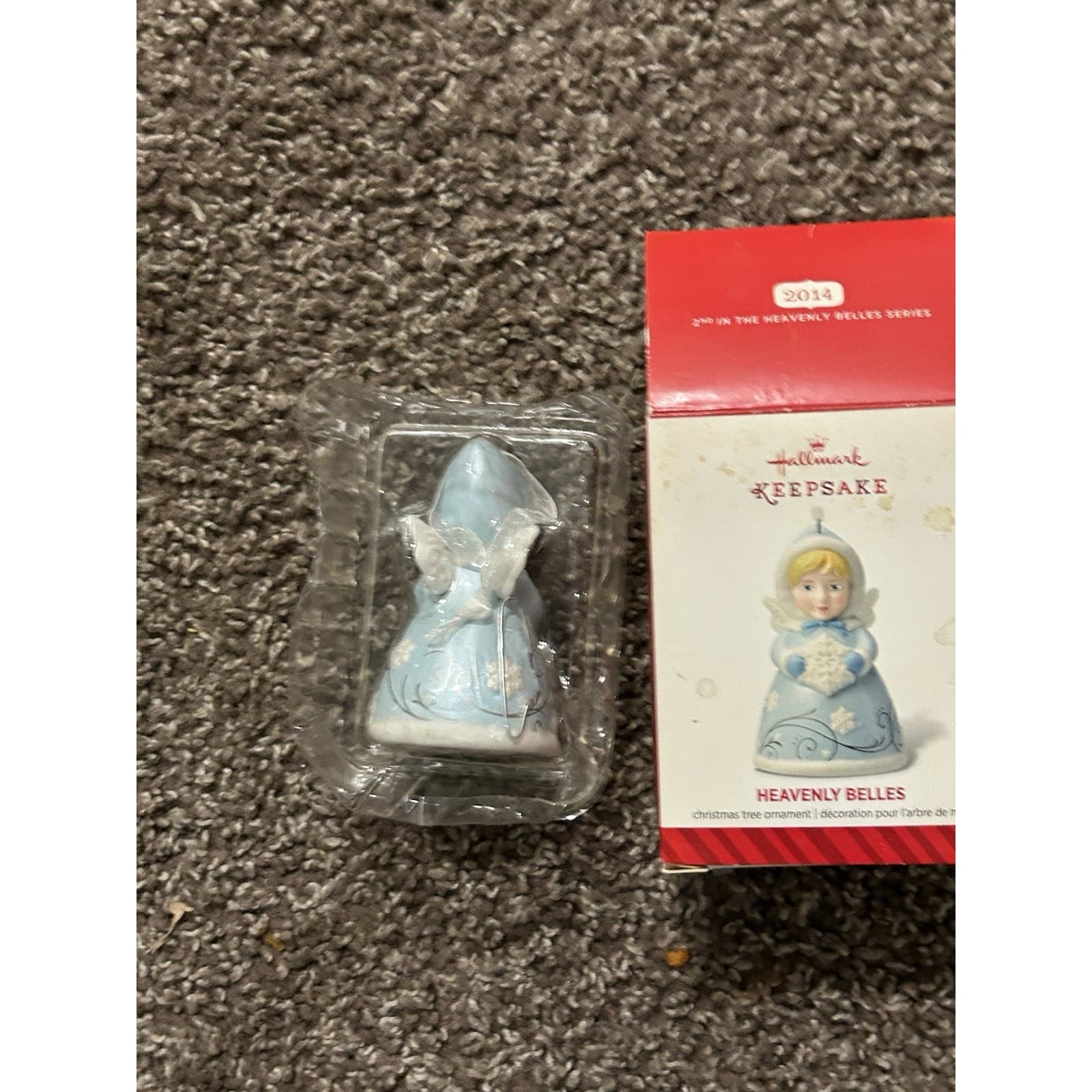 Hallmark Keepsake Christmas Tree Ornament Heavenly Belles #2 Angel (2014) - Thumbnail 2