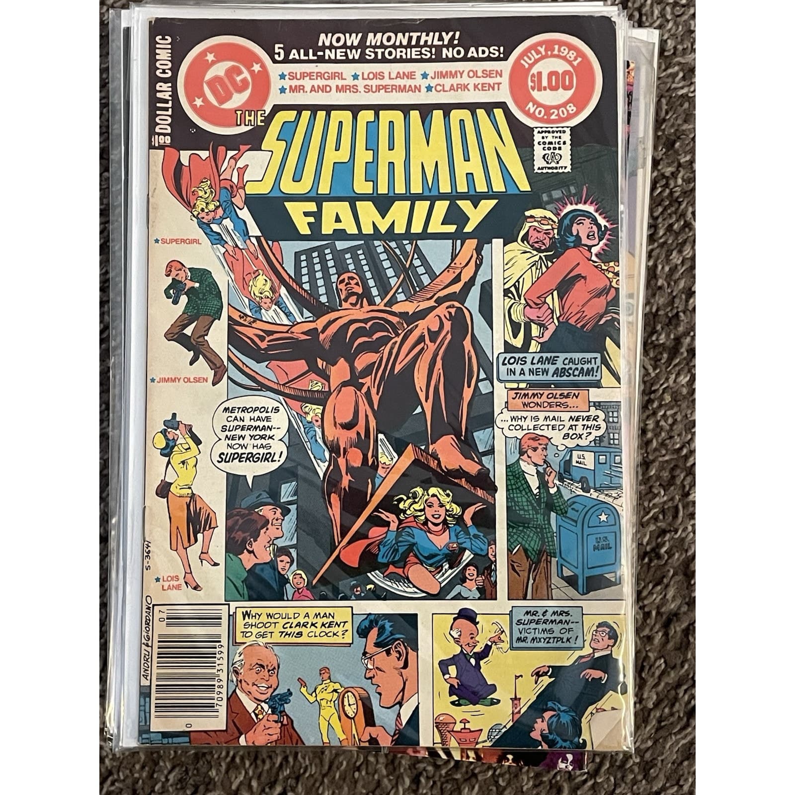 Superman Family #165, 179, 182, 193, 195, 205, 208 (1978 DC) Lot Of 7 - Thumbnail 9