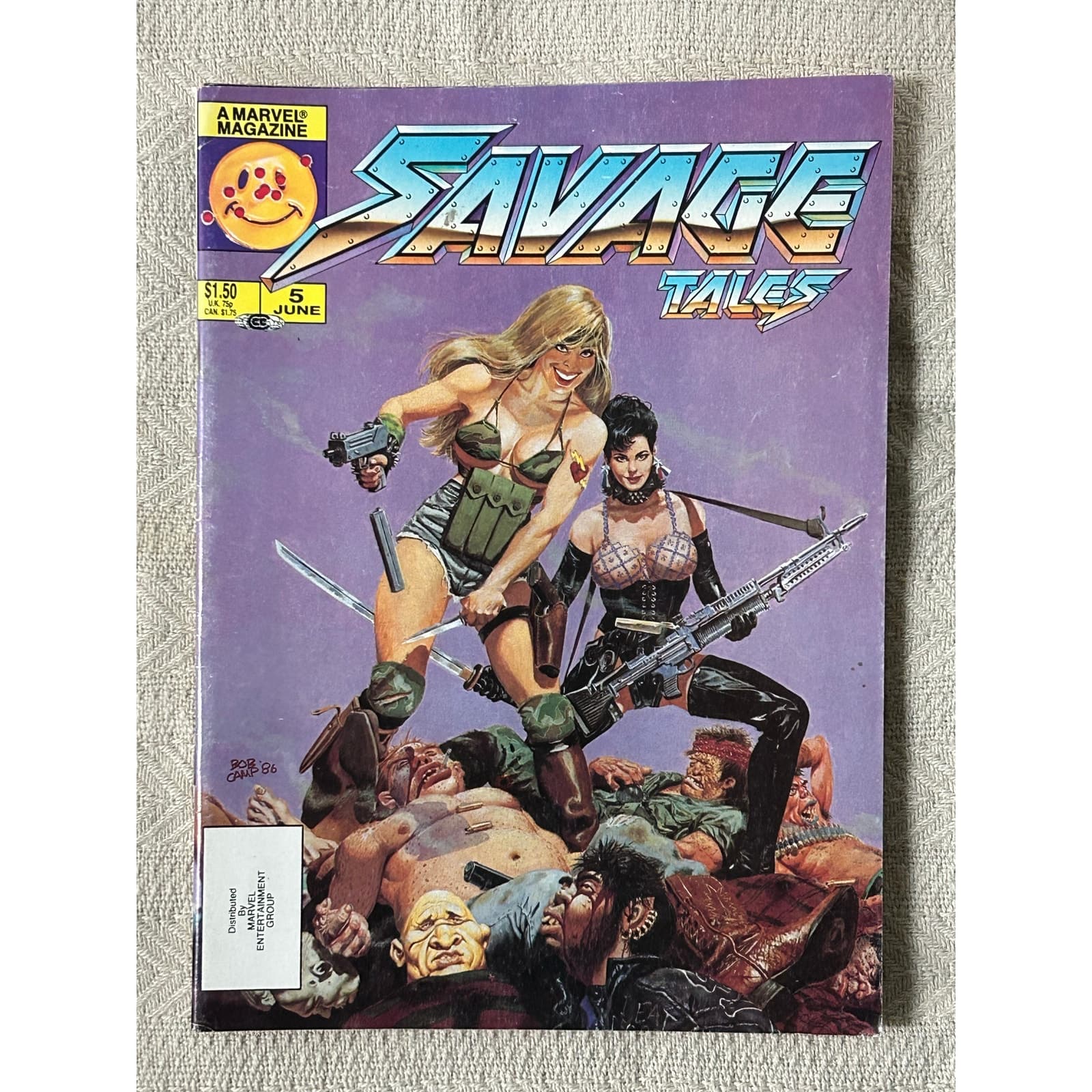 Savage Tales Vol. 2 #5, 6, 7 (1986 Marvel Magazine) Lot of 3 - Thumbnail 2