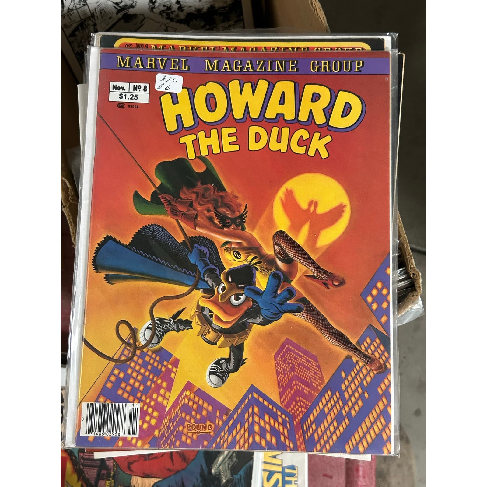 Howard the Duck Magazine #1, 2, 4, 5, 6, 7, 8, 9 (1976 Curtis Magazine) 1 KEY - Thumbnail 8