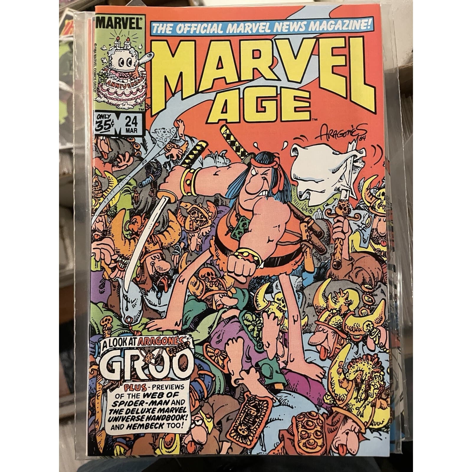 Lot Of 8 Marvel Age #21, 23, 24, 25, 26, 27, 28, 29 (1984 Marvel) 1 KEY ISSUE - Thumbnail 4