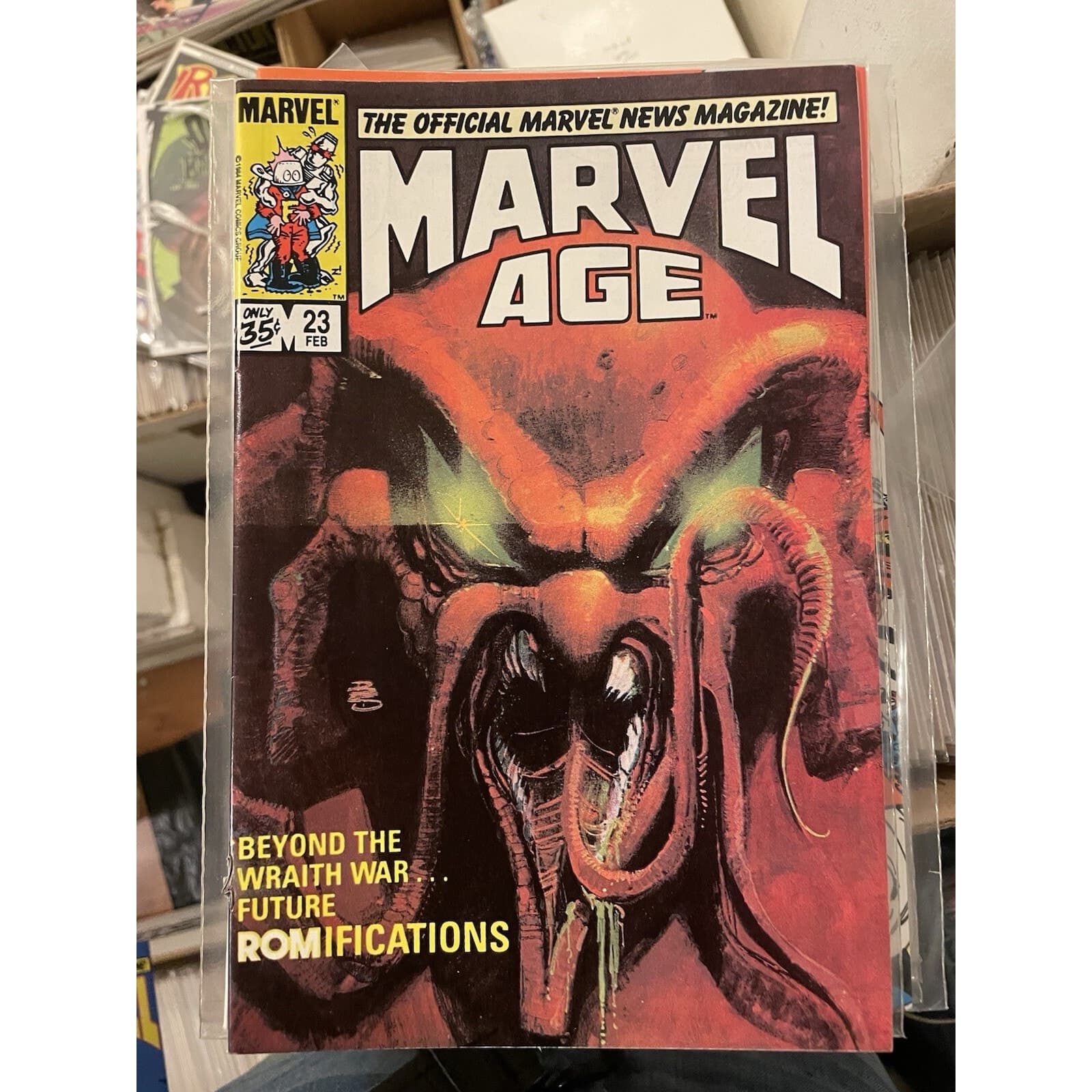 Lot Of 8 Marvel Age #21, 23, 24, 25, 26, 27, 28, 29 (1984 Marvel) 1 KEY ISSUE - Thumbnail 3