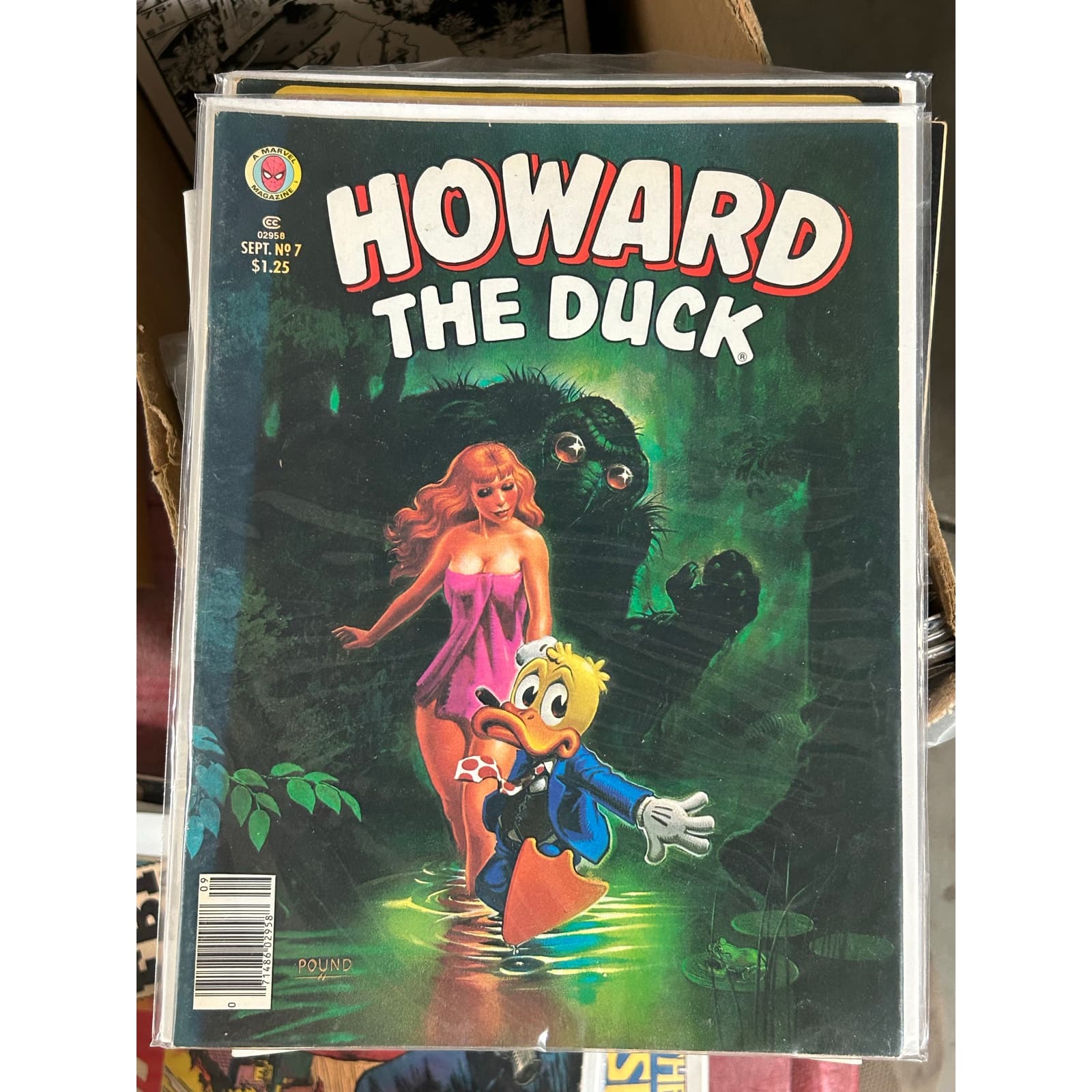 Howard the Duck Magazine #1, 2, 4, 5, 6, 7, 8, 9 (1976 Curtis Magazine) 1 KEY - Thumbnail 7