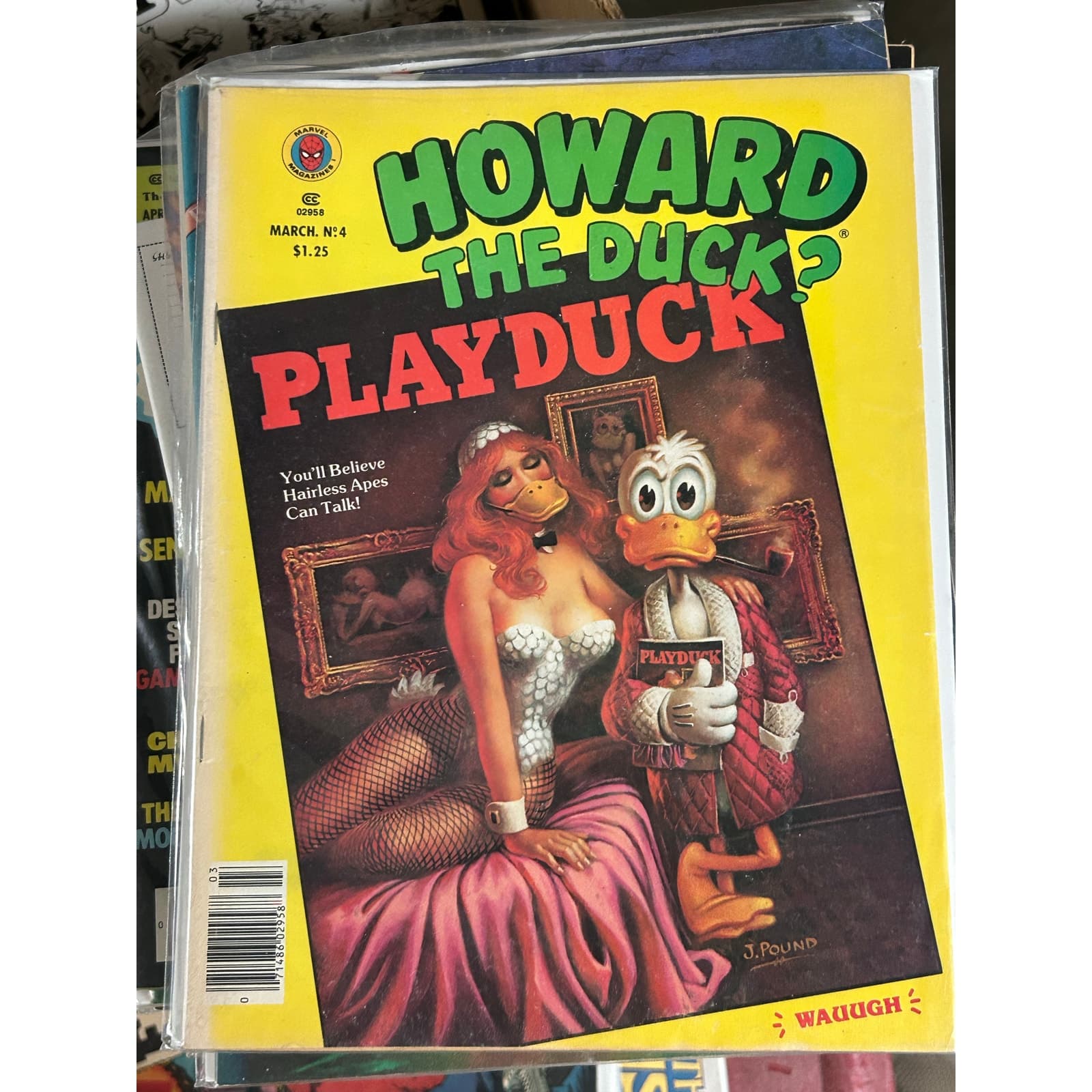 Howard the Duck Magazine #1, 2, 4, 5, 6, 7, 8, 9 (1976 Curtis Magazine) 1 KEY - Thumbnail 4