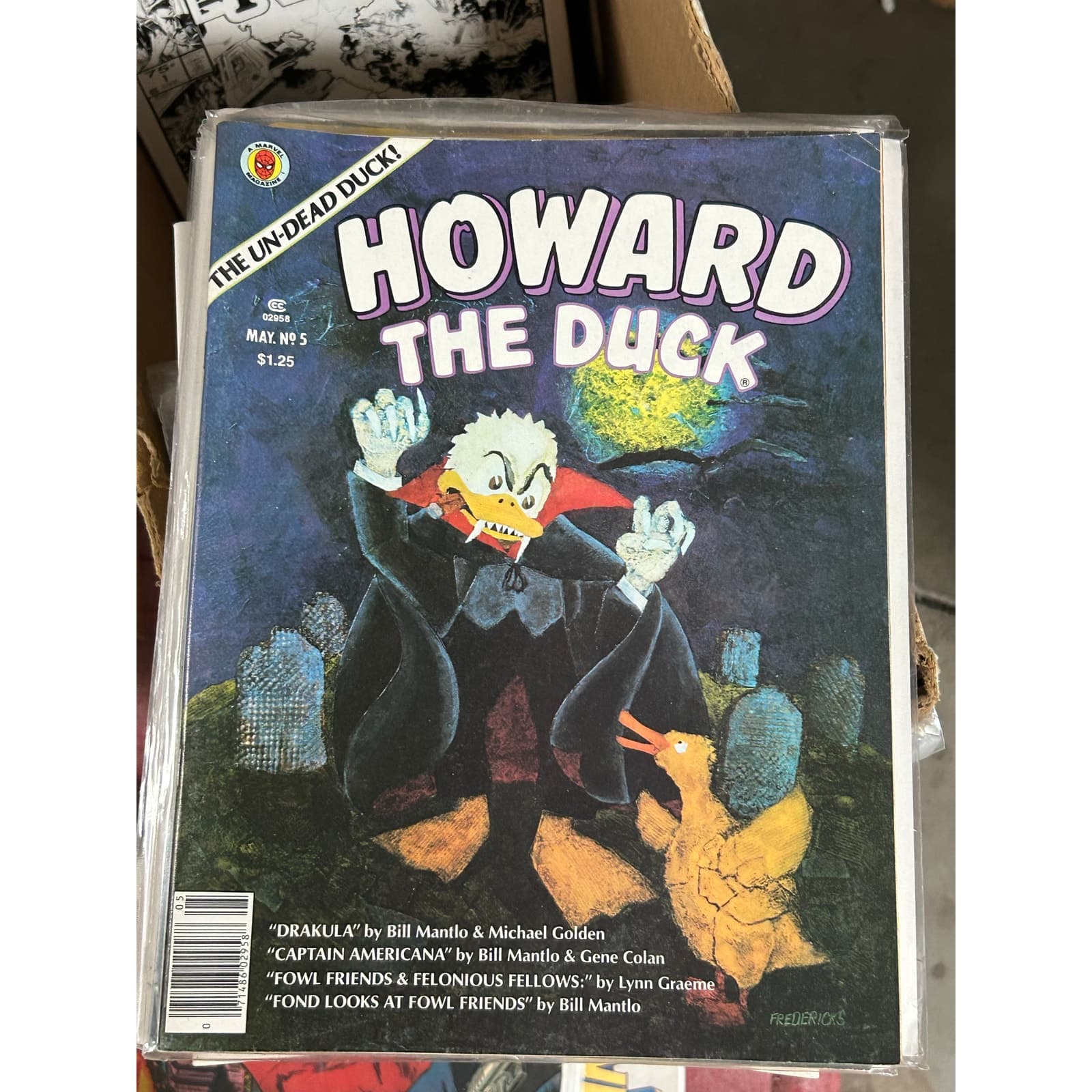 Howard the Duck Magazine #1, 2, 4, 5, 6, 7, 8, 9 (1976 Curtis Magazine) 1 KEY - Thumbnail 5