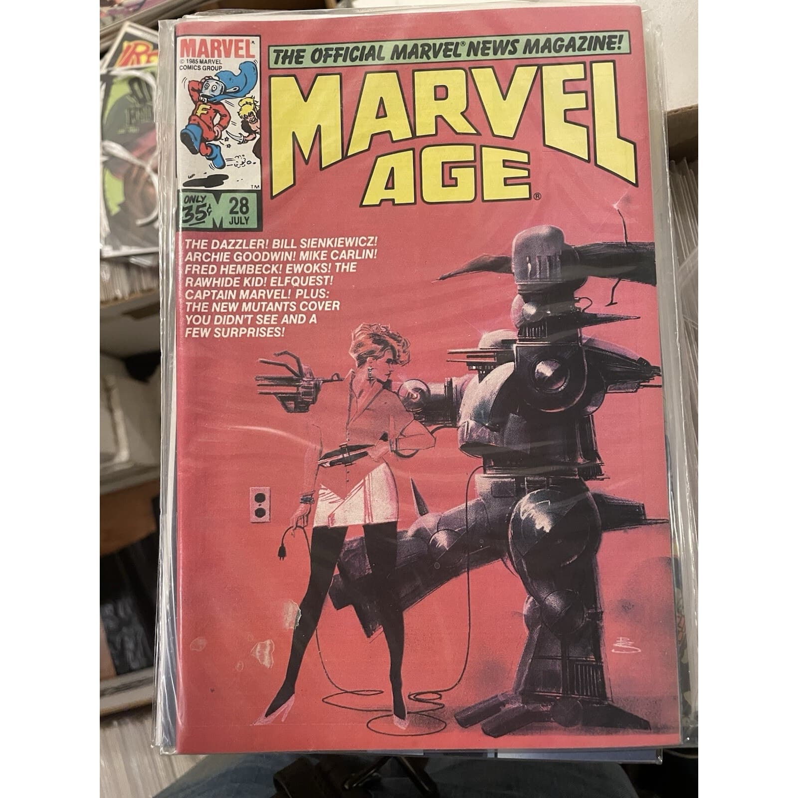 Lot Of 8 Marvel Age #21, 23, 24, 25, 26, 27, 28, 29 (1984 Marvel) 1 KEY ISSUE - Thumbnail 8