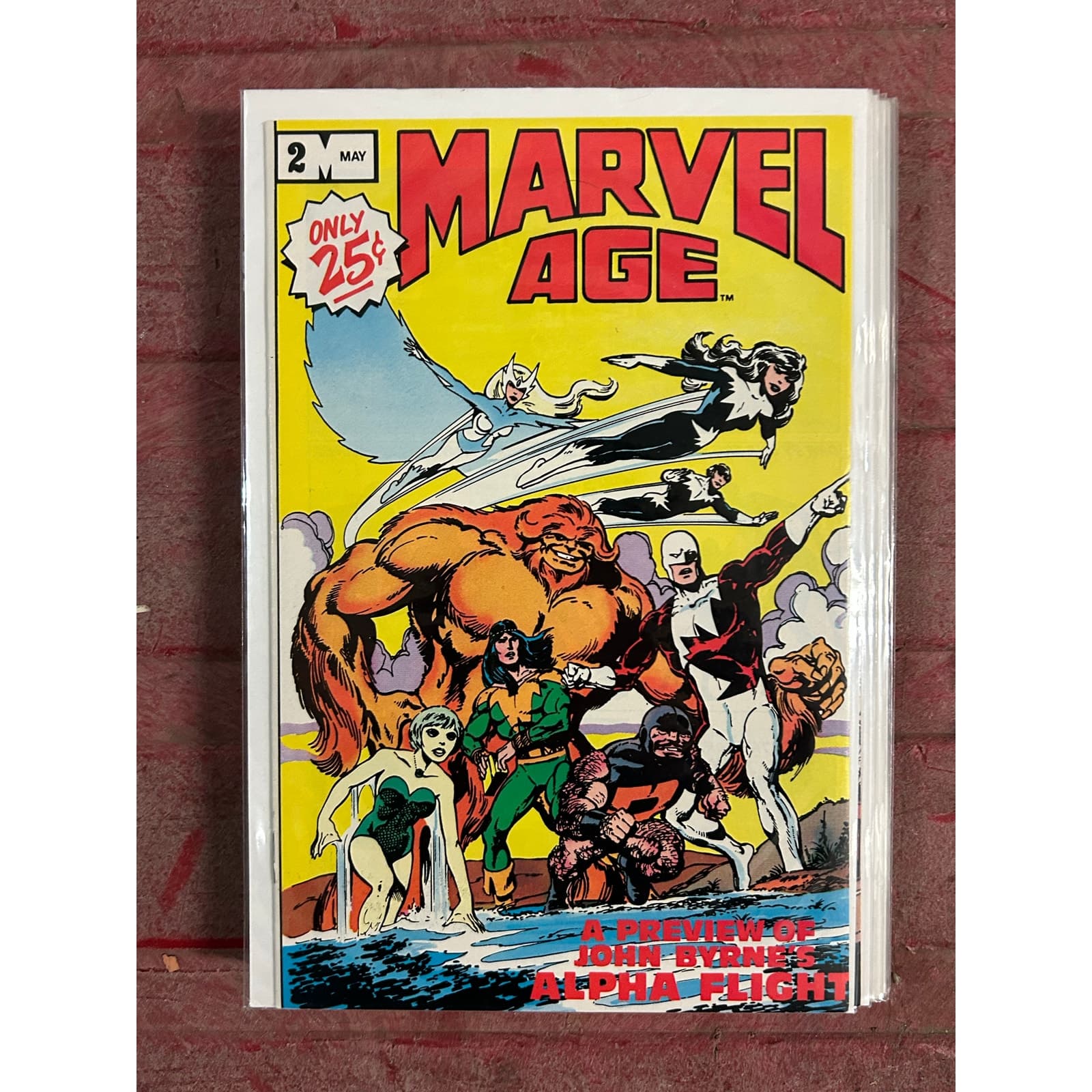 Marvel Age #1 - 5 (1984 Marvel) Lot of 5- 2 KEYS - Alpha Flight - Thumbnail 3