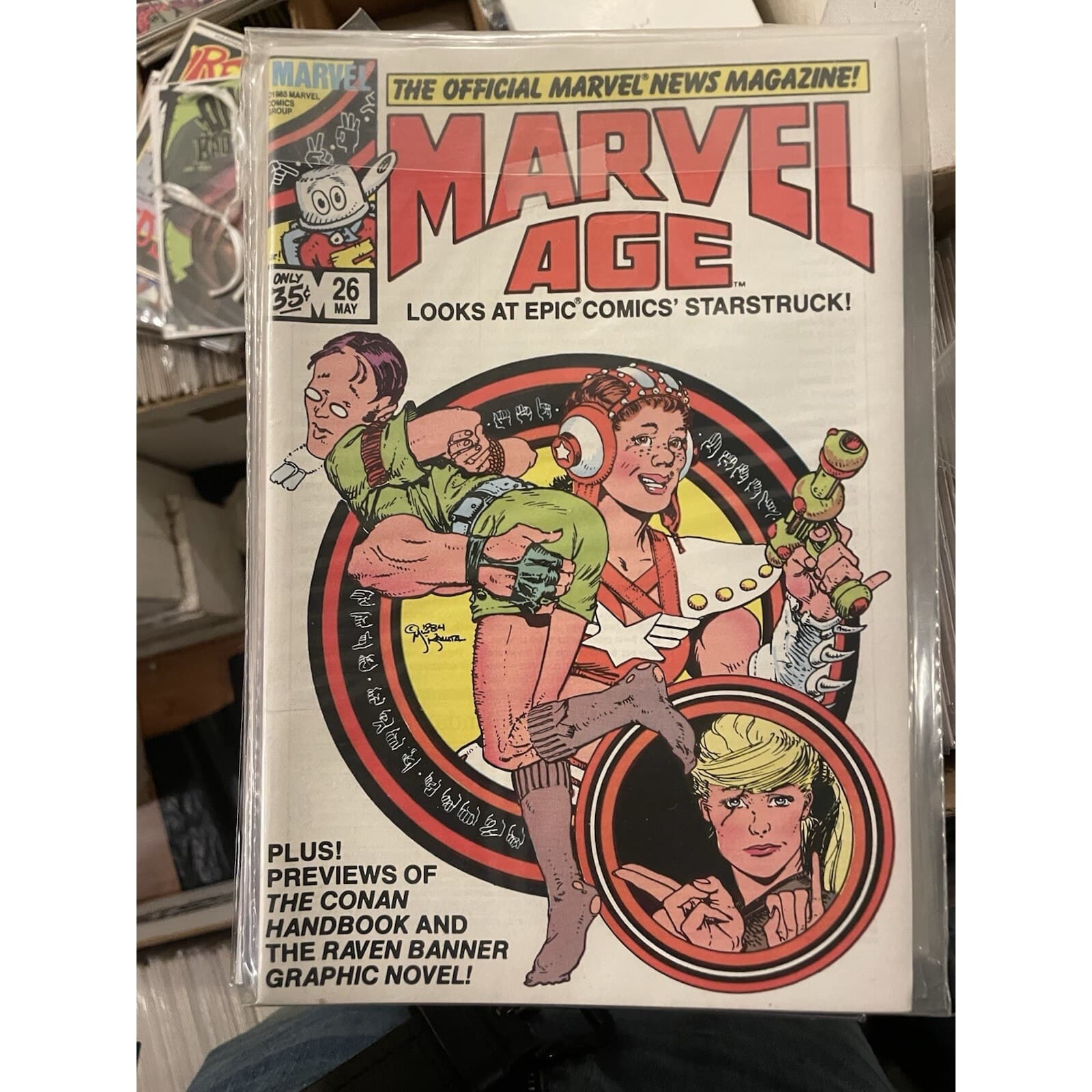 Lot Of 8 Marvel Age #21, 23, 24, 25, 26, 27, 28, 29 (1984 Marvel) 1 KEY ISSUE - Thumbnail 6