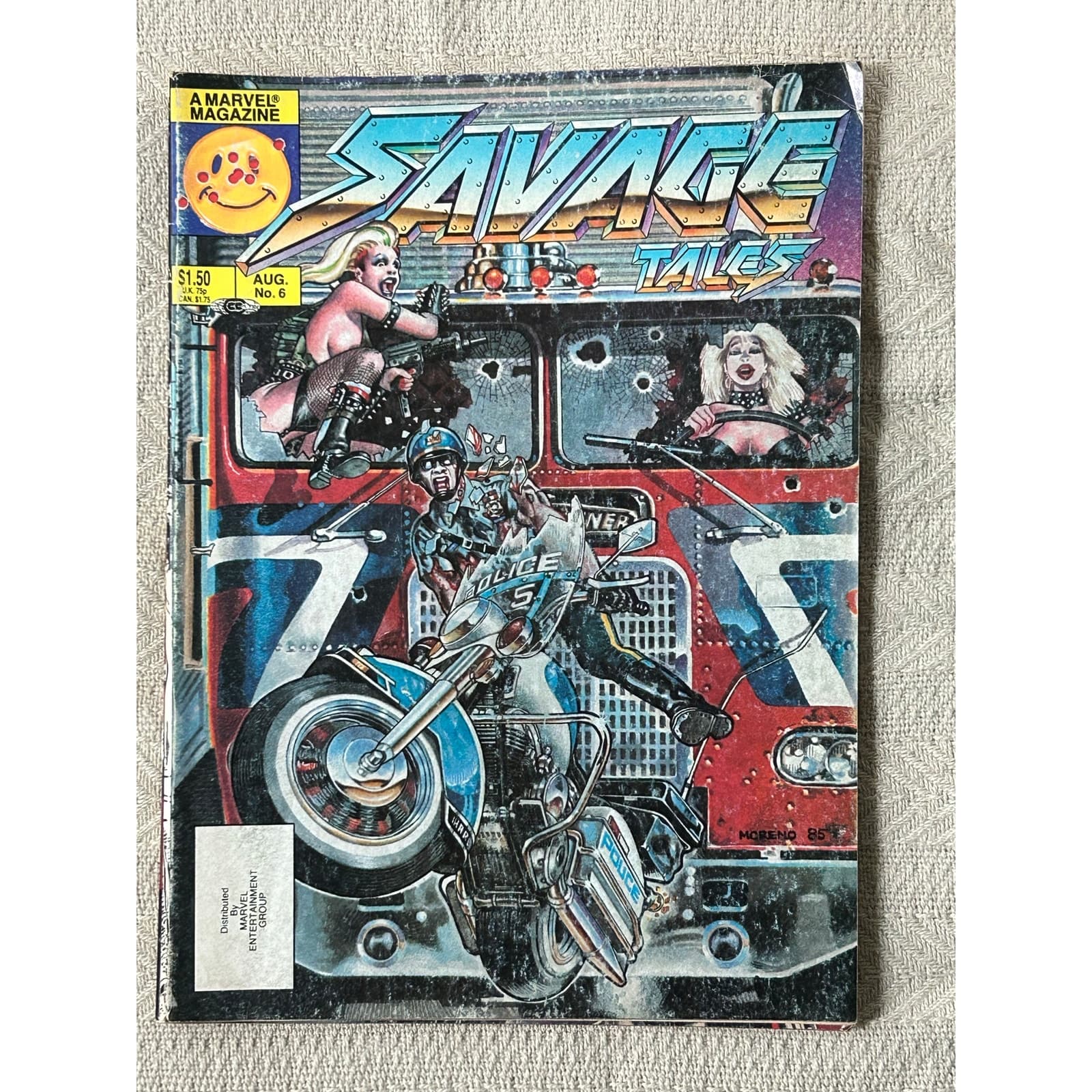 Savage Tales Vol. 2 #5, 6, 7 (1986 Marvel Magazine) Lot of 3 - Thumbnail 4