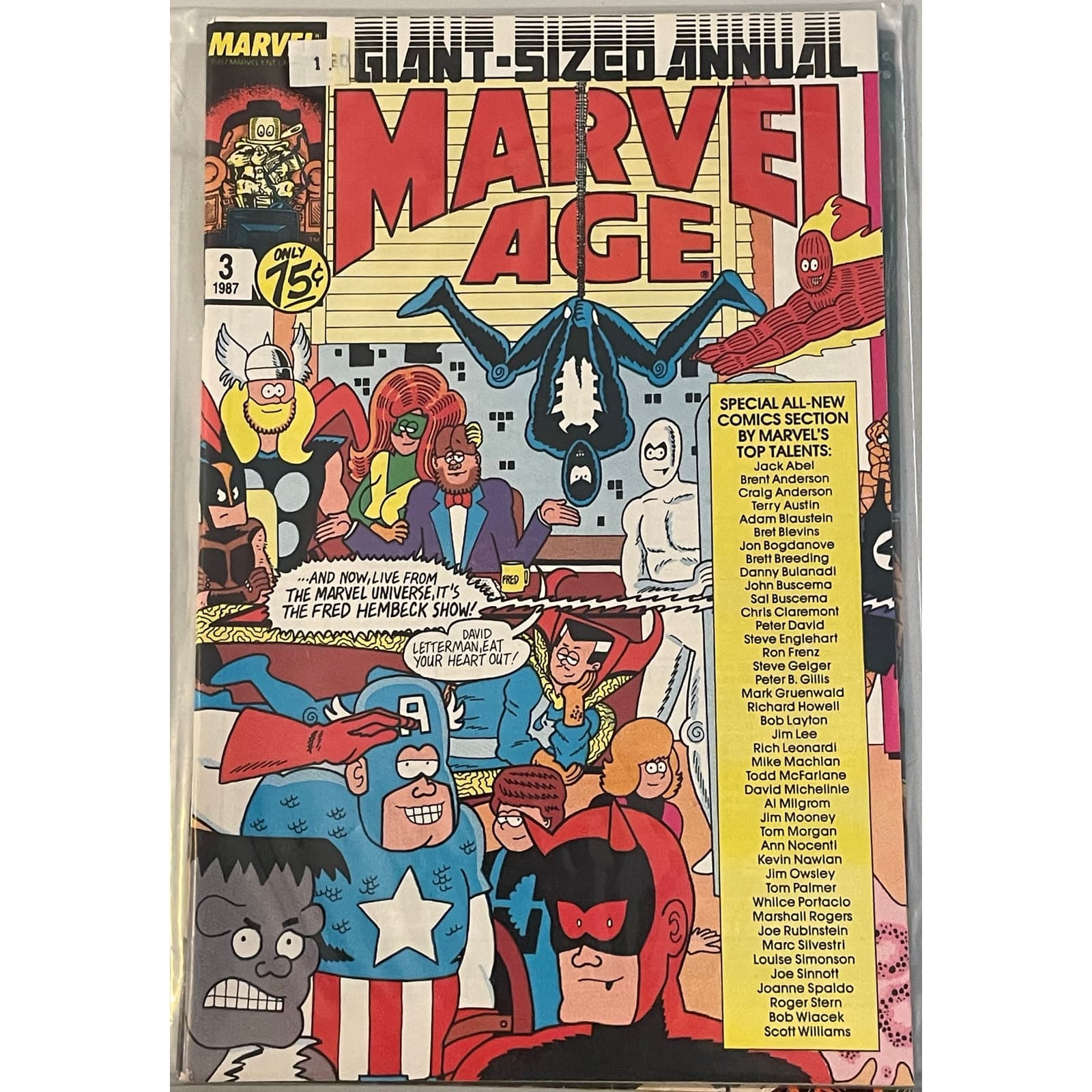 Marvel Age Annual #1, 2, 3 (1985-87 Marvel) 1 KEY ISSUE Lot of 3 - Thumbnail 4