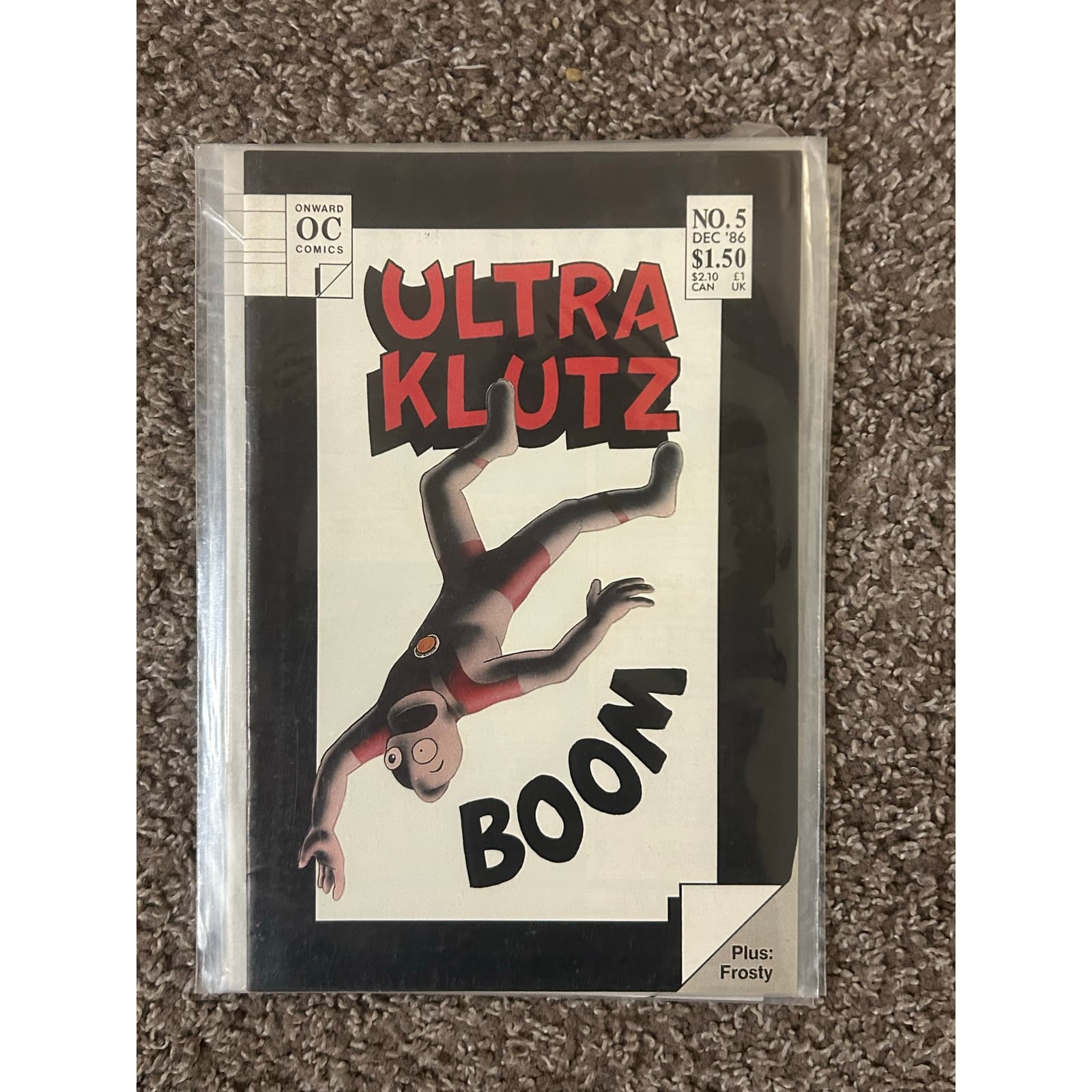 Ultra Klutz #5, 6, 8 (1986 Onward Comics) Lot of 3 - Thumbnail 2