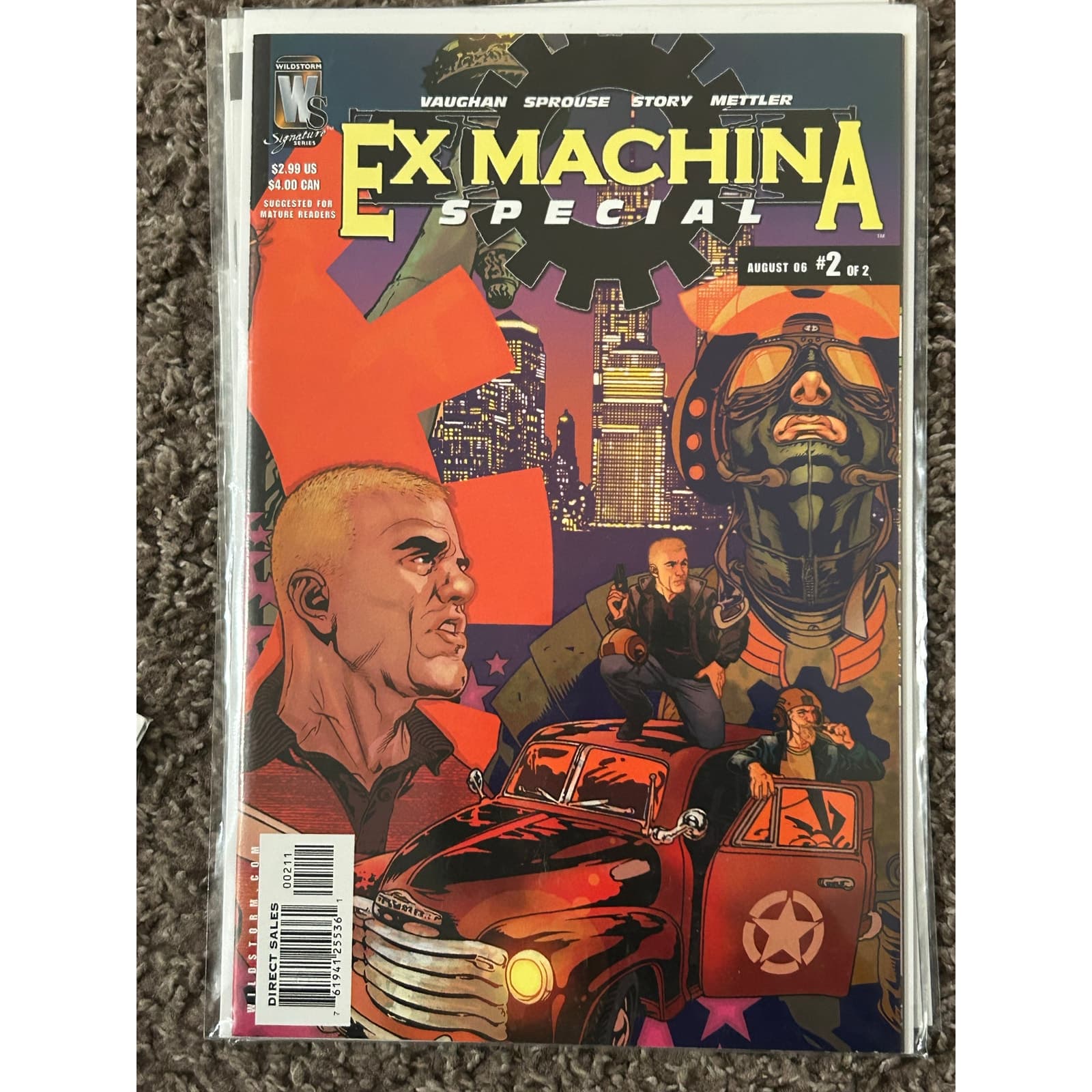 Lot of 4 Ex Machina Special #1 & 2, #1 FREE, 34 (2006 WILDSTORM) - Thumbnail 2