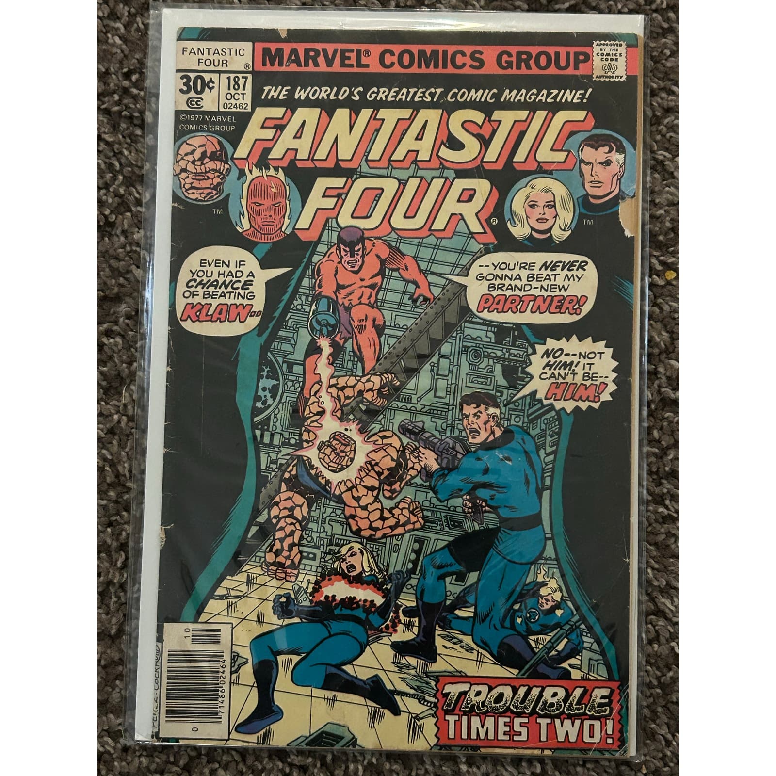 Fantastic Four Vol. 1 #177, 180, 187 (1976 Marvel) Lot of 3 - 1 KEY - Thumbnail 4